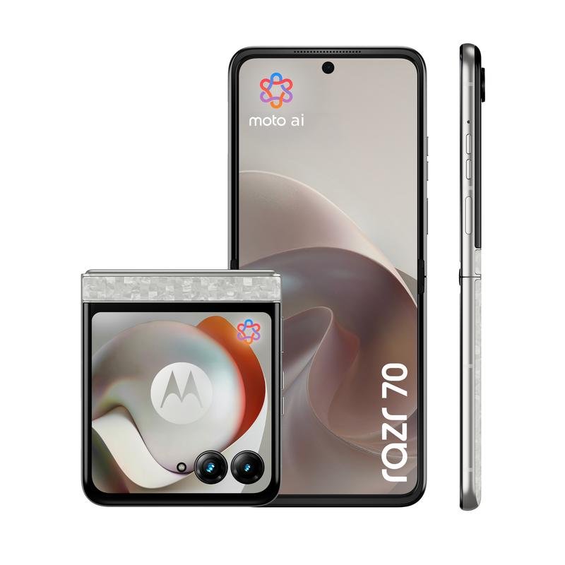 Detalle 2 de Motorola Razr 70 5G 8GB 256GB 6.9" Blanco