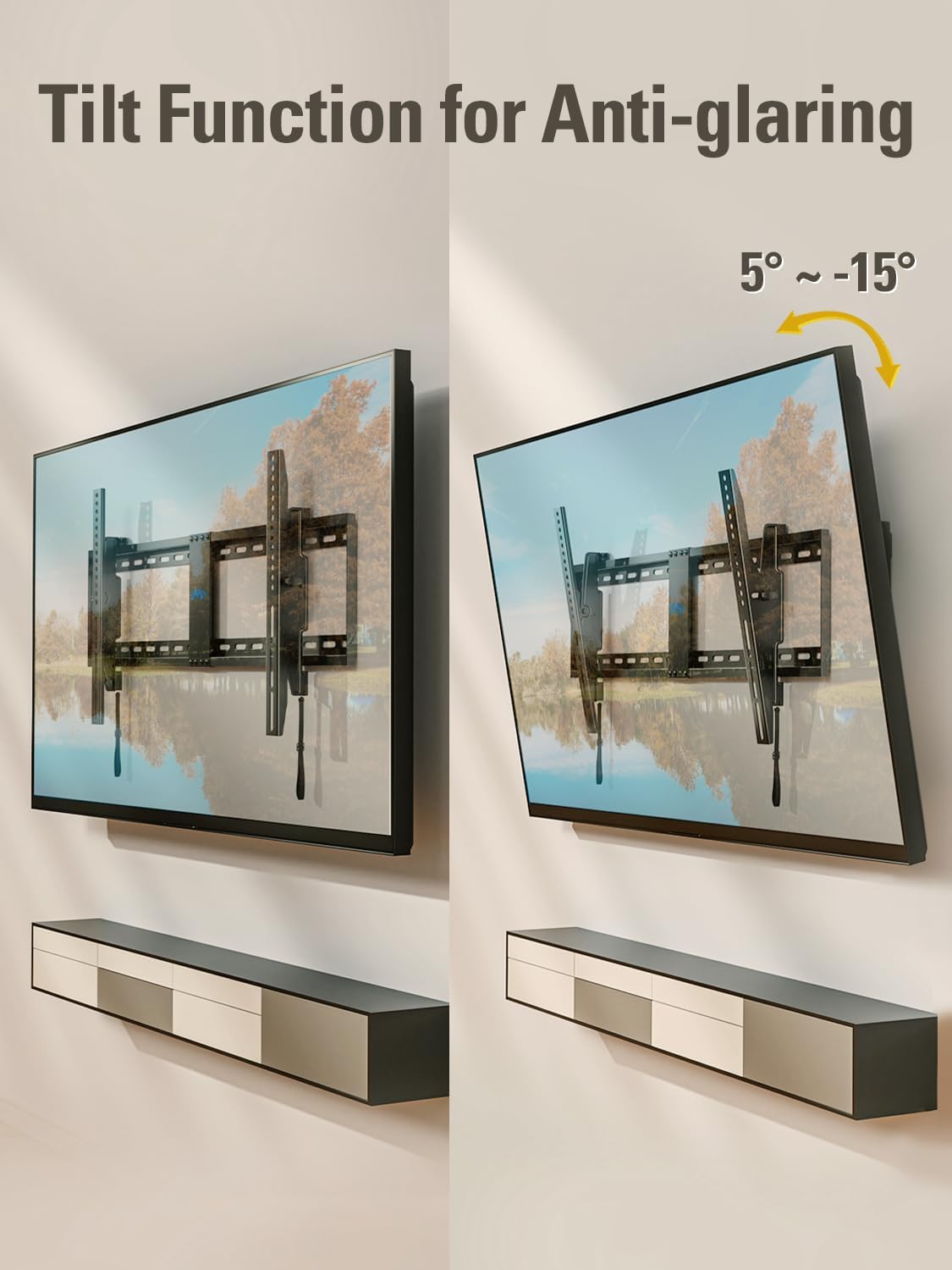 Detalle de Mounting Dream MD2263-XLK TV Wall Mount 120 lbs