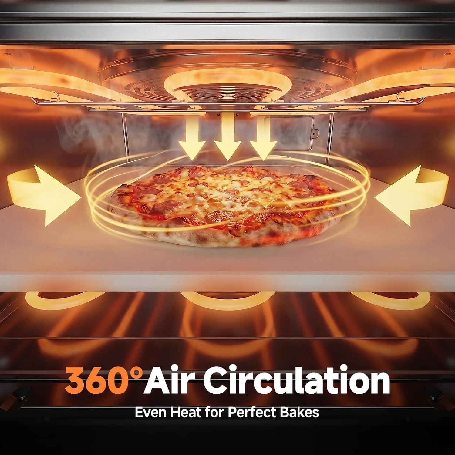 Thumbnail 6 de KINGWISE Pizza Oven: 5 Preset Modes, 400°C, 13-Inch Stone and 5-In-1 Kitchen Powerhouse
