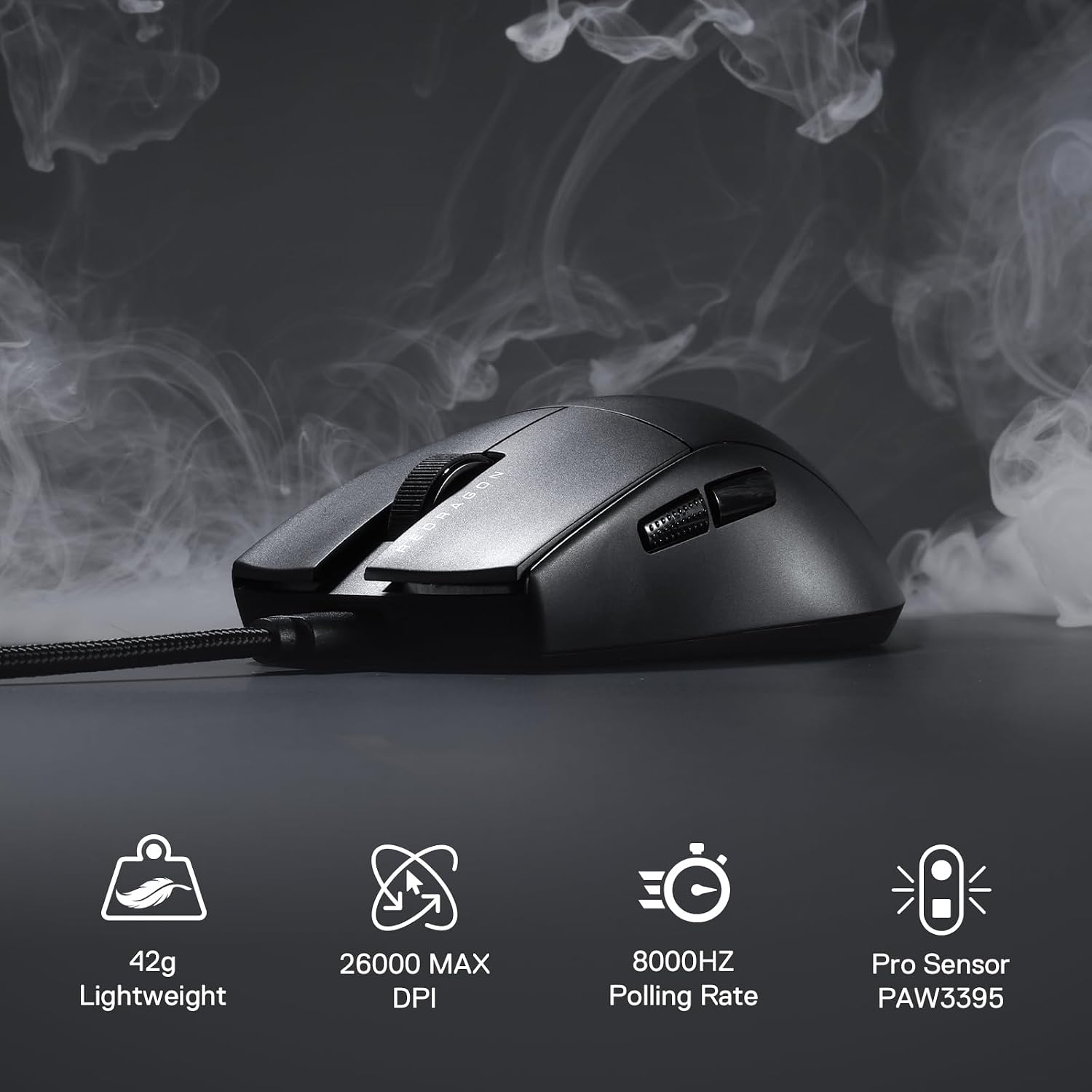 Thumbnail 1 de Redragon M996 Wired Gaming Mouse review: precise 26,000 DPI, lightweight 42g and programmable controls