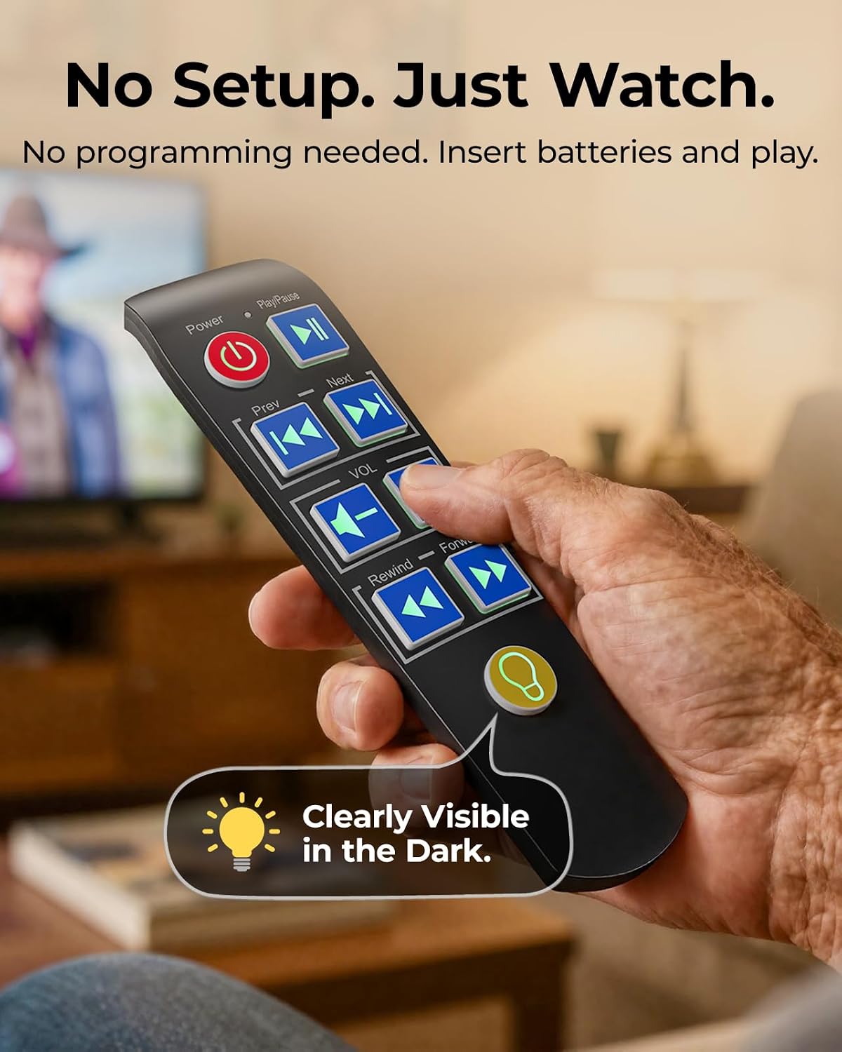 Detalle de Region-Free DVD Player with HDMI, Big-Button Remote, and USB Playback