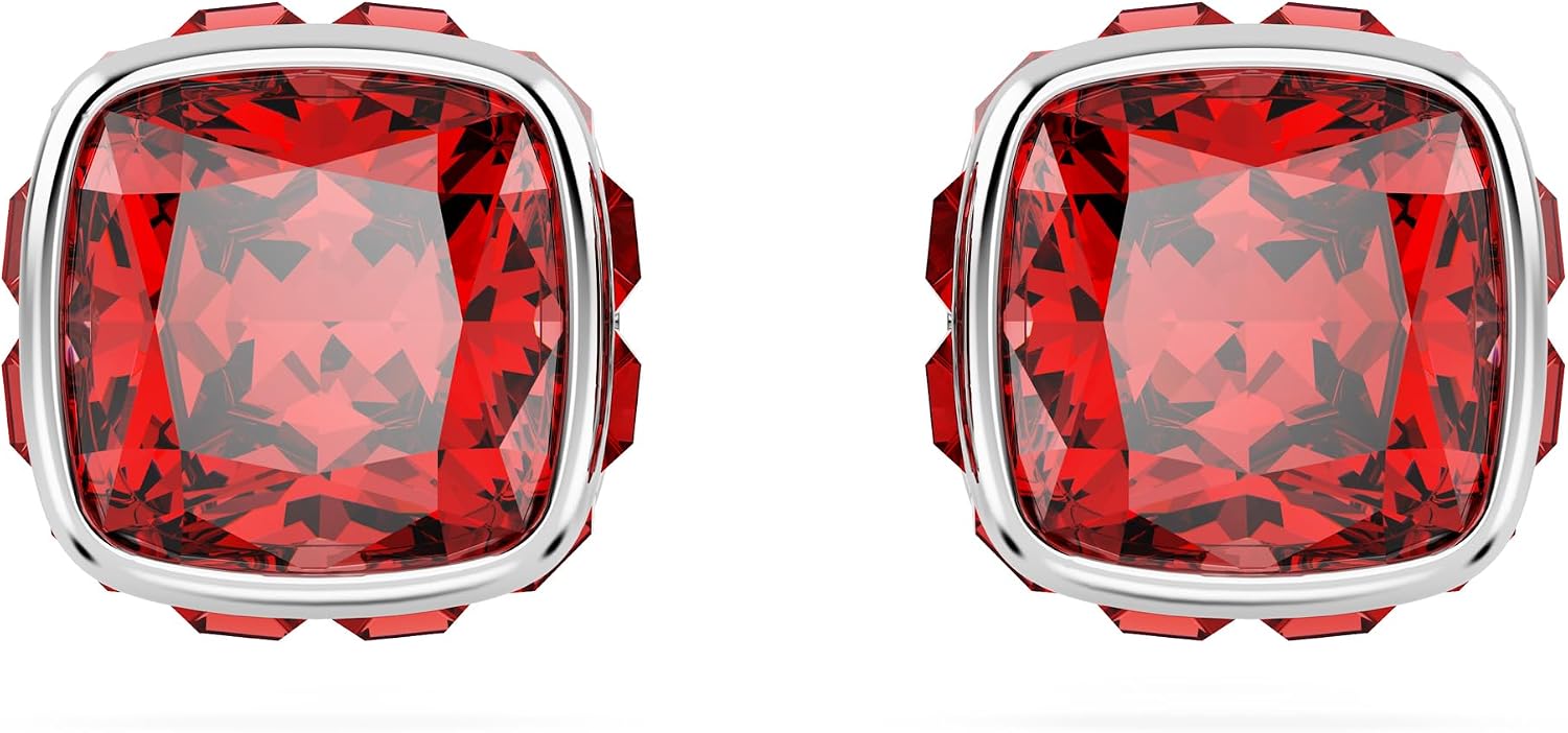 Detalle de Swarovski Birthstone Stud Earrings, 1/3 x 1/3 Inch