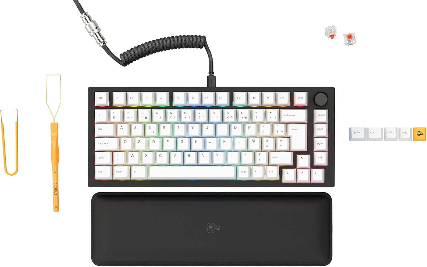 Detalle de Glorious Gaming GMMK Pro 75% clavier mécanique