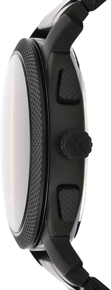 Detalle de Fossil Machine Watch da Uomo, 45 mm, movimento al quarzo cronografo con cinturino in acciaio inox