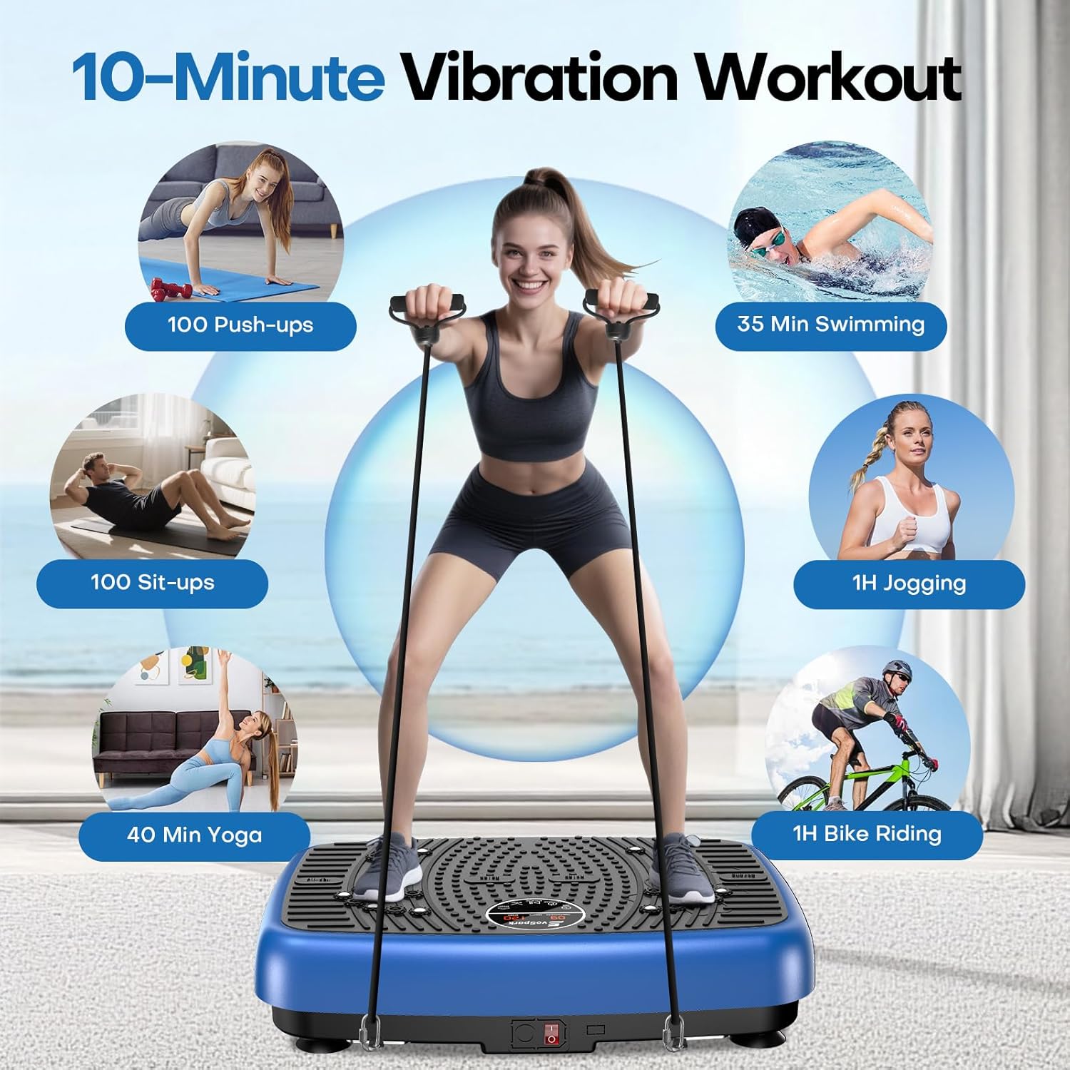 Detalle 2 de EvoSpark 2026 Vibration Plate 450 lbs