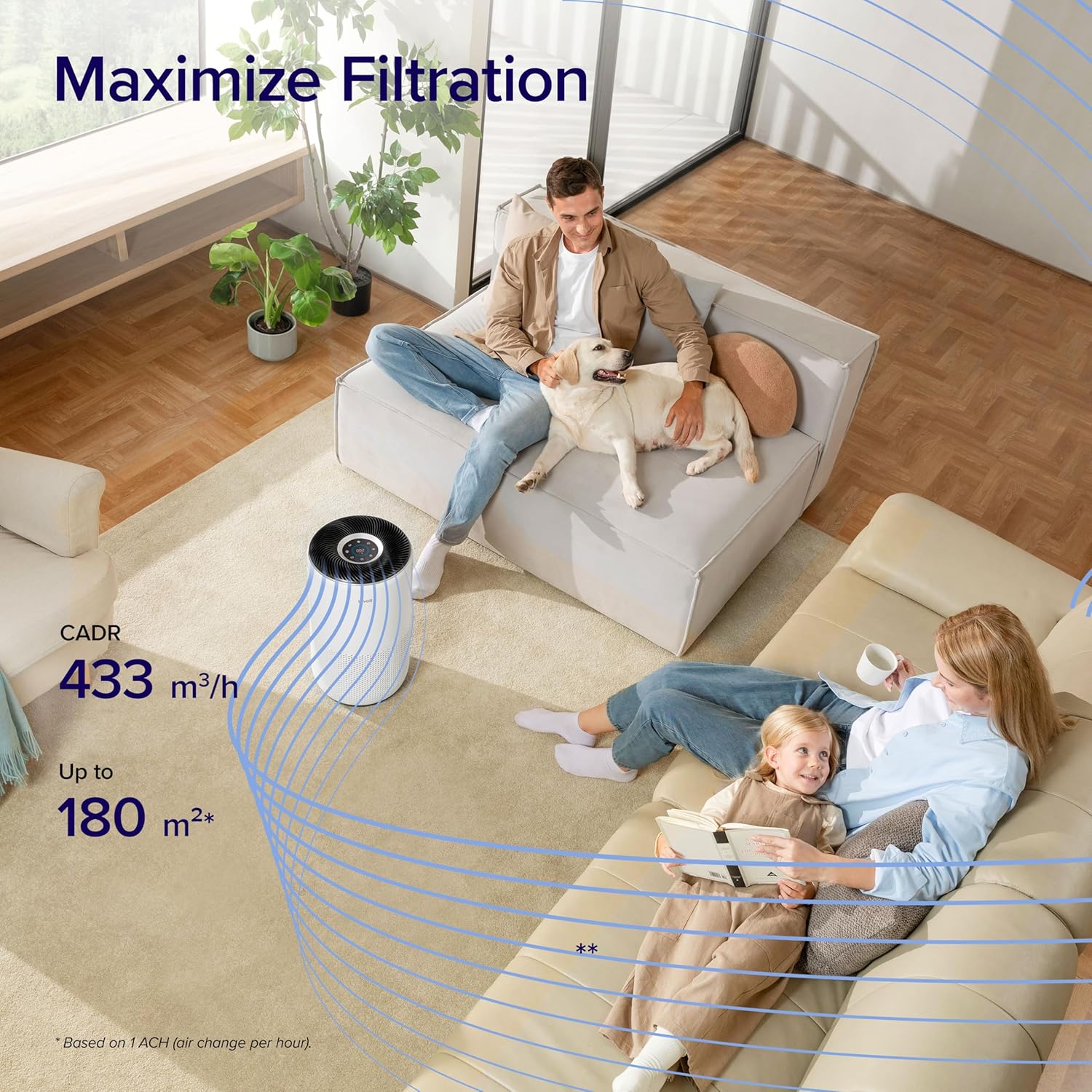 Thumbnail 6 de LEVOIT Air Purifier 166 m², CADR 400 m³/h