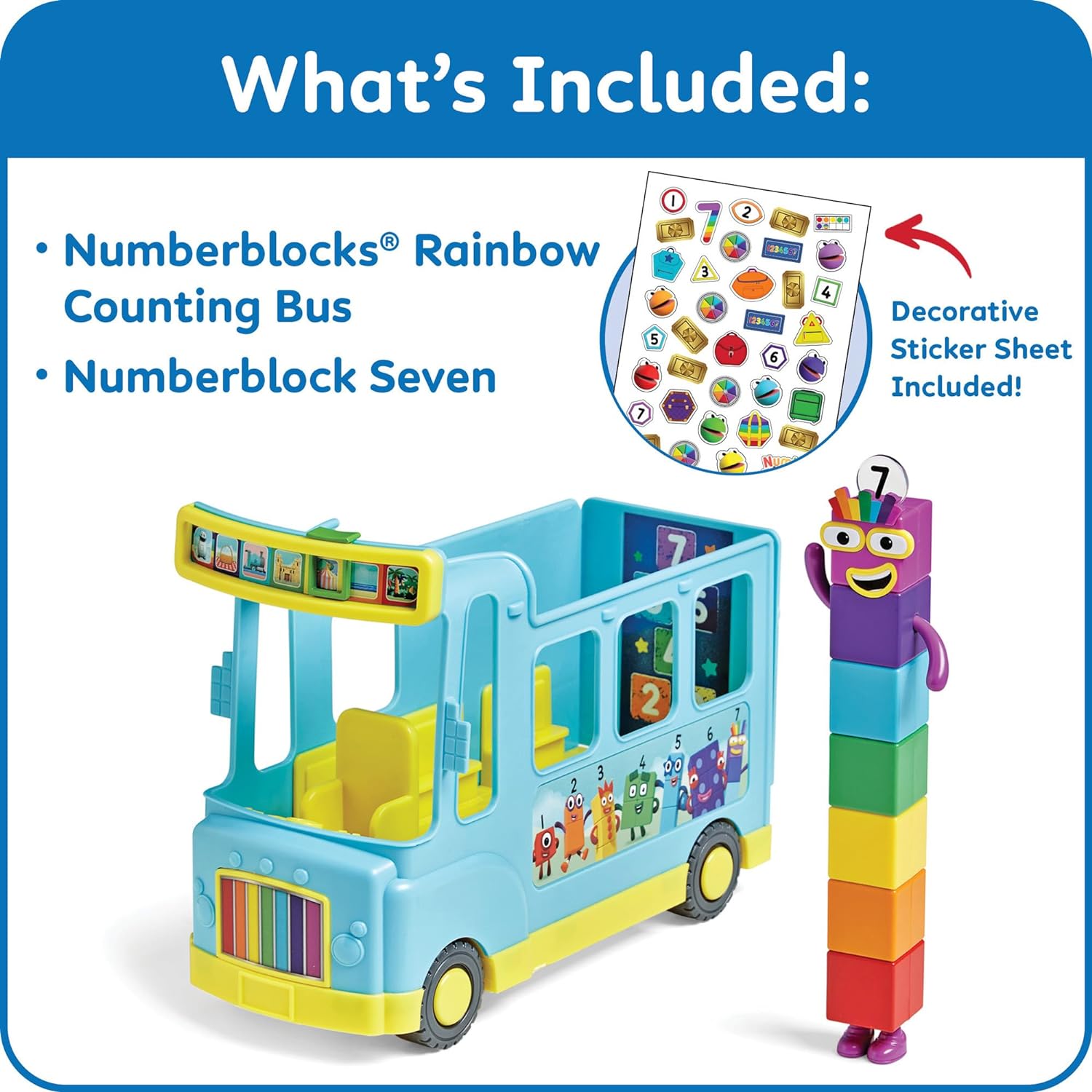 Detalle 2 de hand2mind Numberblocks Counting Bus 7