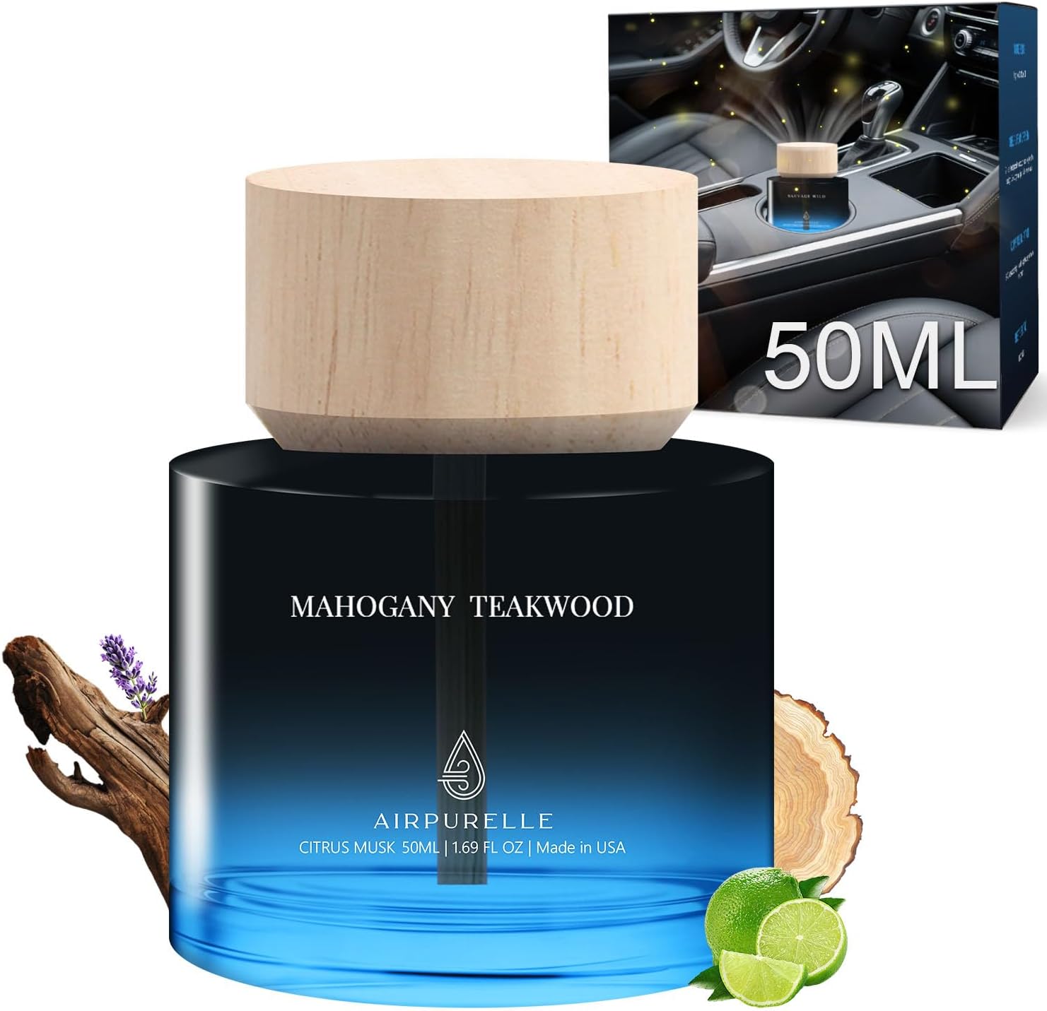 Car Air Freshener 50ML Mahogany Teakwood