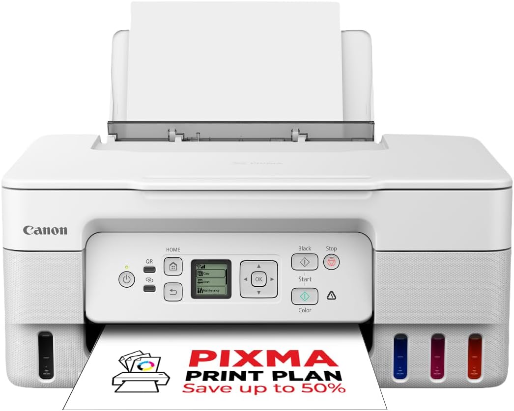 Detalle 2 de Canon PIXMA G650 MegaTank Drucker – Tintenstrahldrucker, Scanner und Kopierer mit 6-Tinten-System