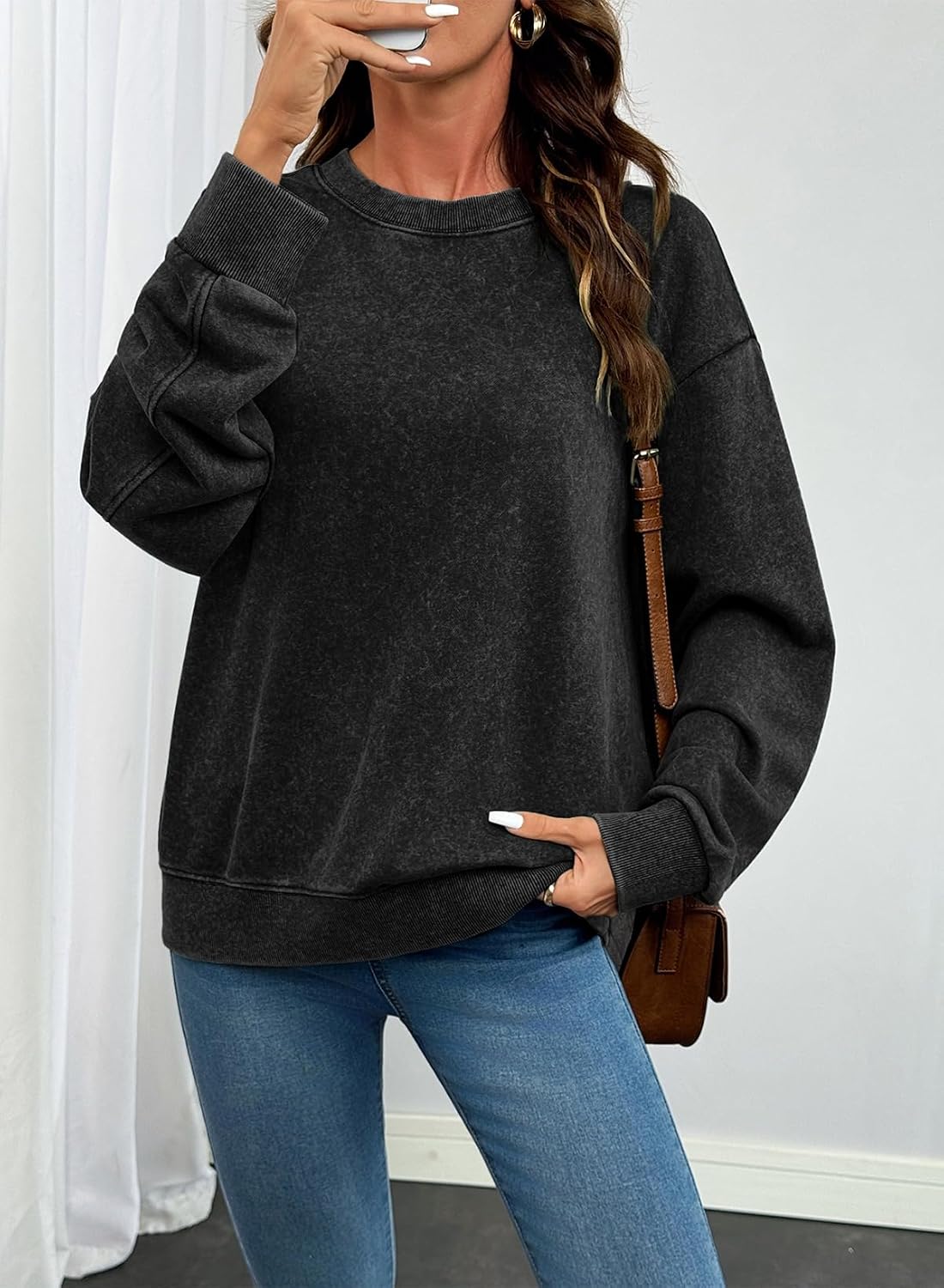 Thumbnail 2 de SHEWIN Women's Sweatshirt, Cotton Blend