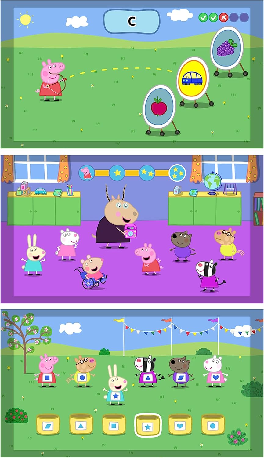 Thumbnail 2 de VTech ABC Smile TV – Peppa Pig Lernkonsole für den Fernseher (HDMI-Stick, kabellos)