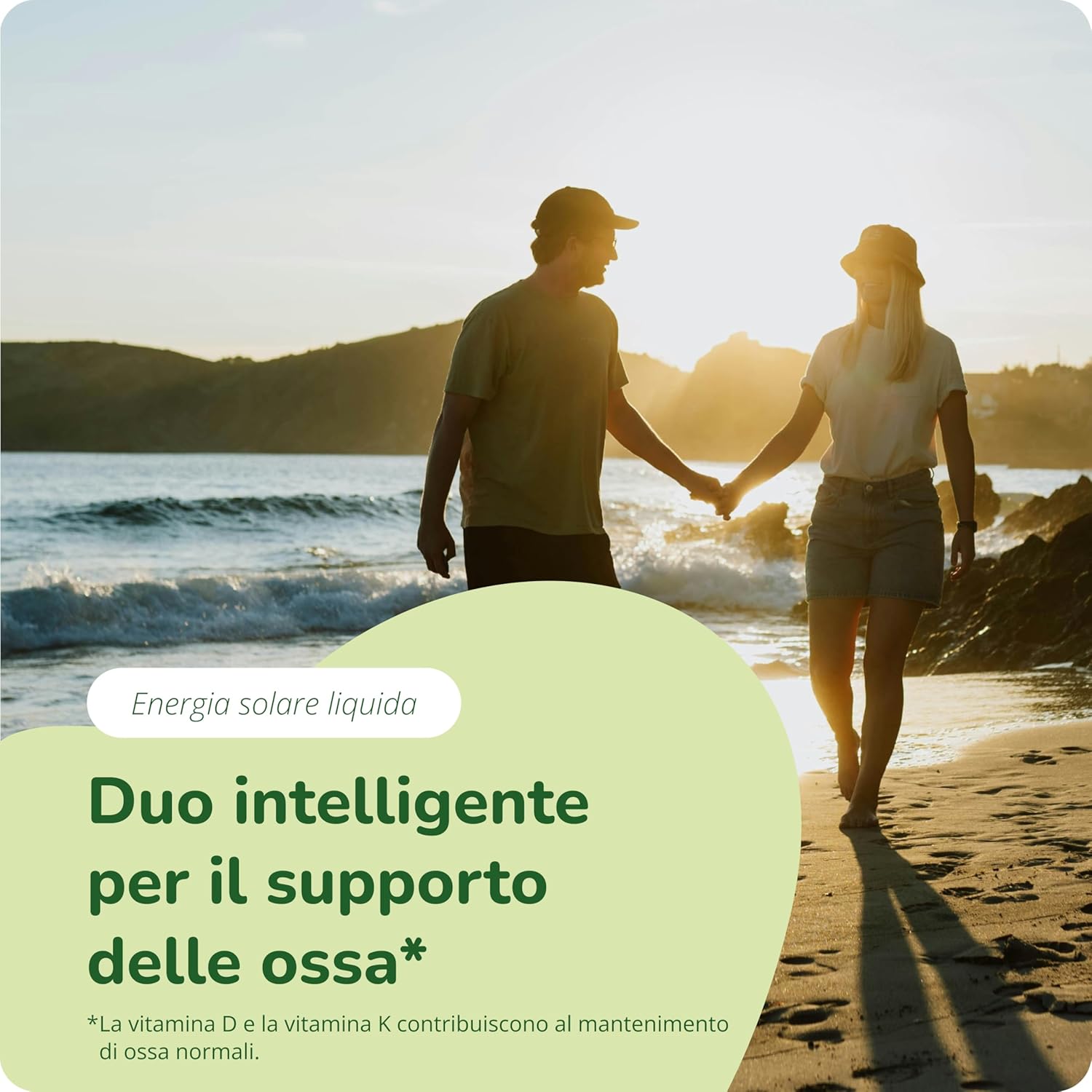 Detalle de Vitamina D3 + K2 MK7 VEGAN di Vegavero – 120 capsule, alta biodisponibilità e formula cruelty-free