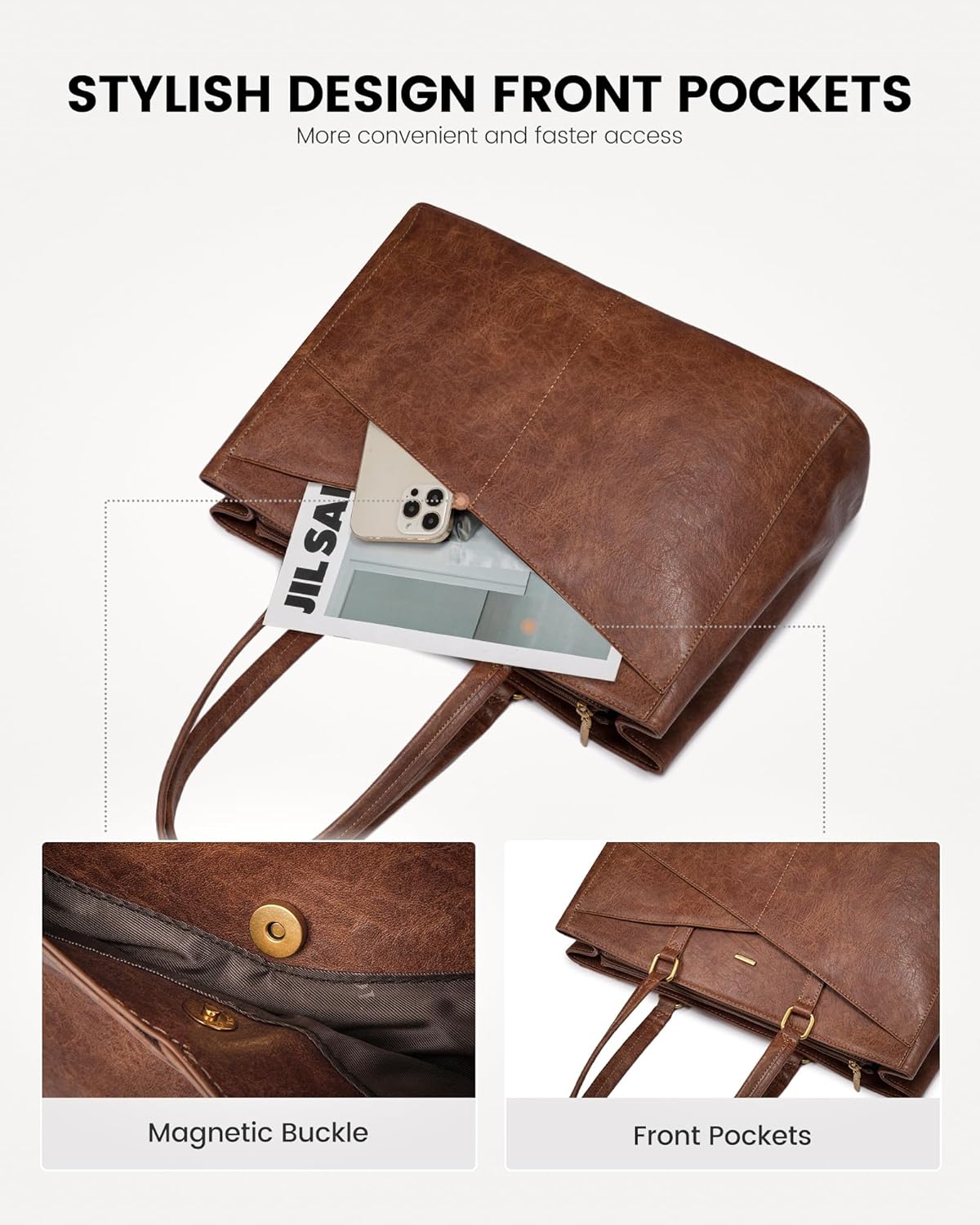 Thumbnail 3 de LOVEVOOK 15.6" Laptop Tote Bag for Women 💼