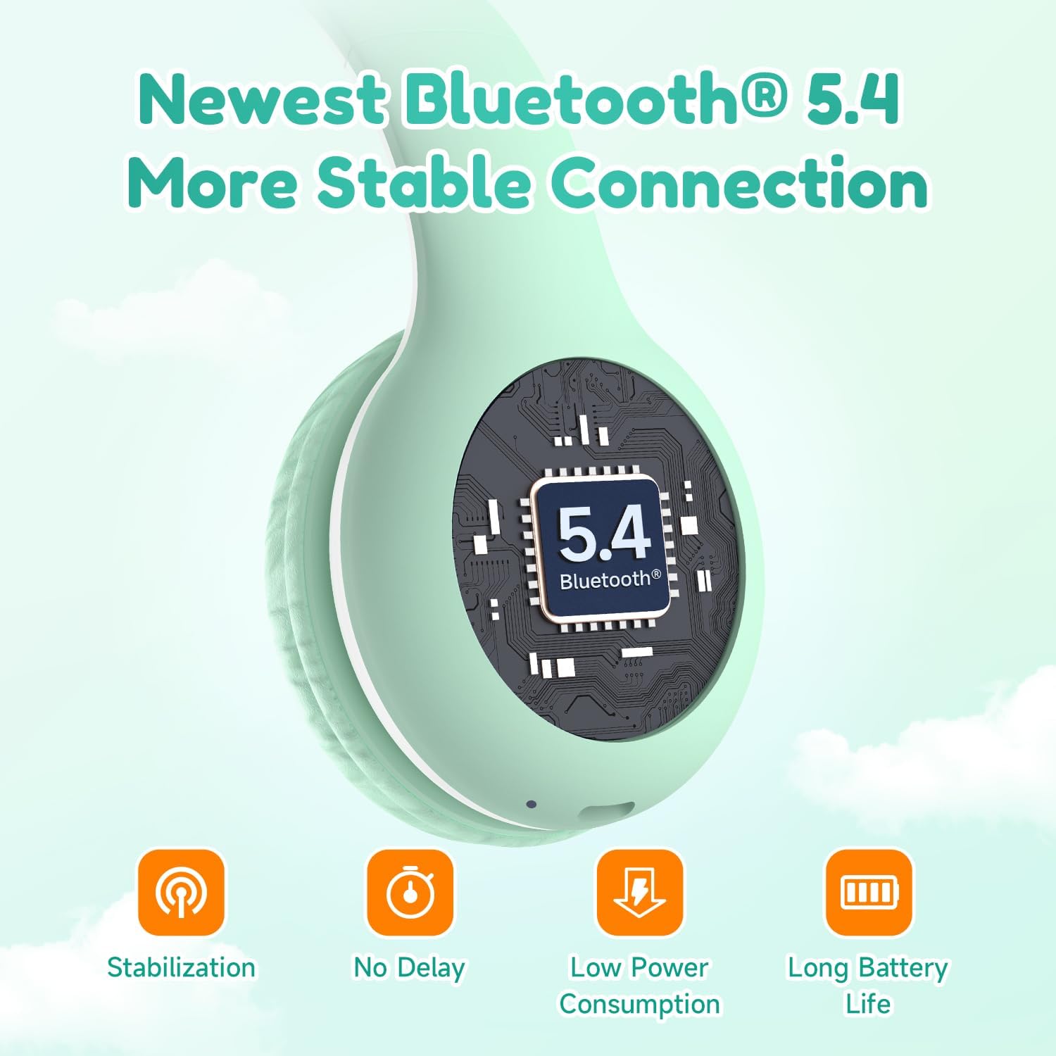 Thumbnail 4 de EarFun Bluetooth Kopfhörer Kinder 40 Std Akku