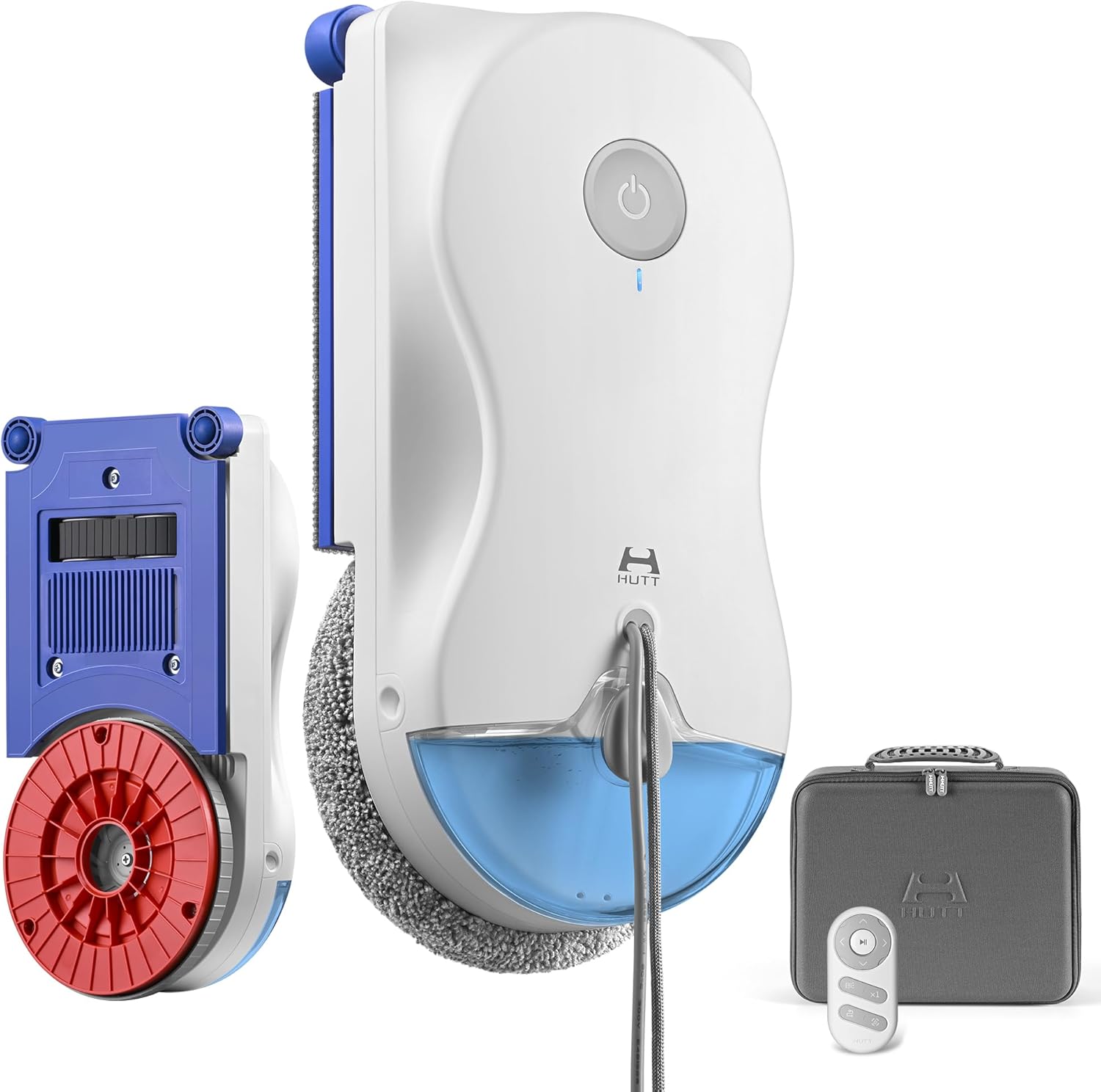 Detalle de Hutt R10 Fensterputzroboter – Hybrid Nass-Trocken Reinigung mit Dual-Drive