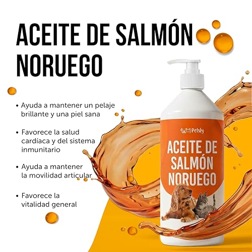 Thumbnail 3 de Petsly Aceite de Salmón para Perros y Gatos (1L) – 100% Natural y Puro con Omega 3, 6 y 9
