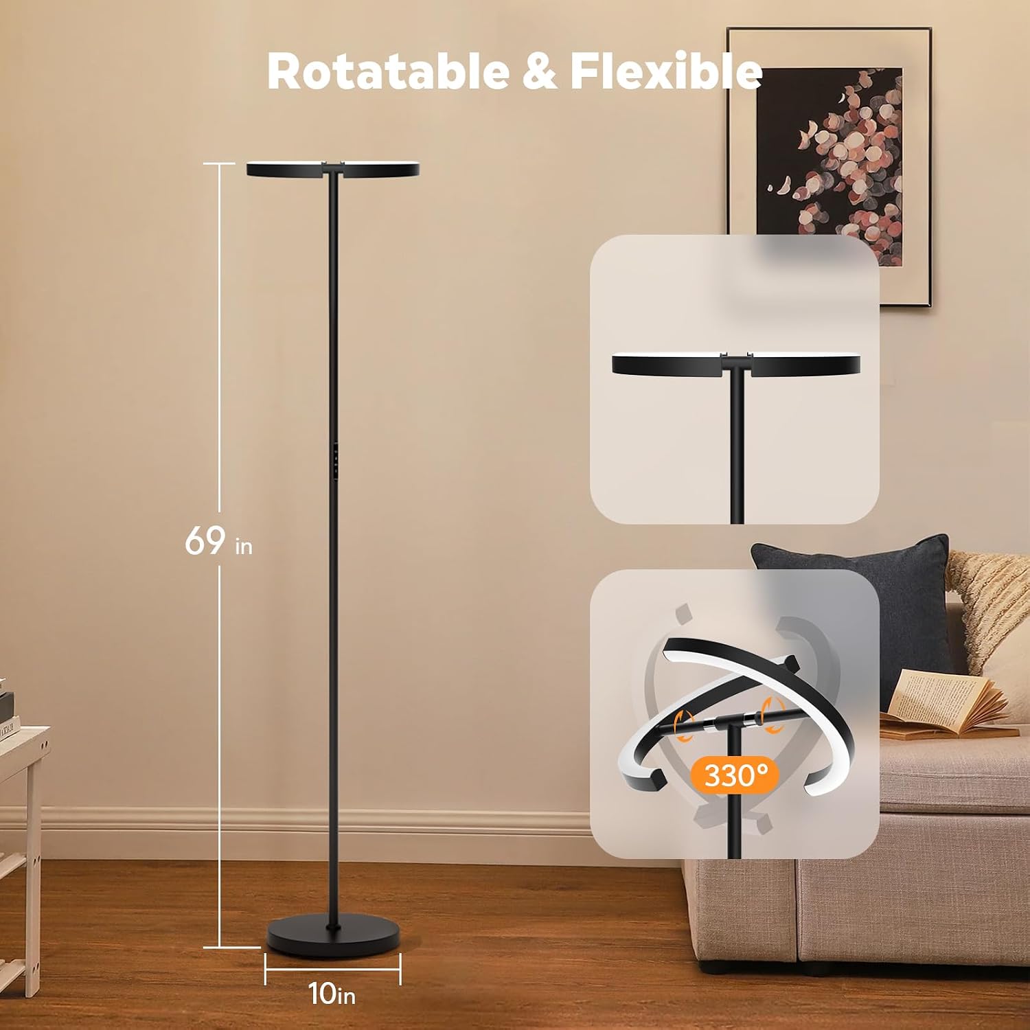 Thumbnail 5 de SIBRILLE RGB Floor Lamp with Remote Control