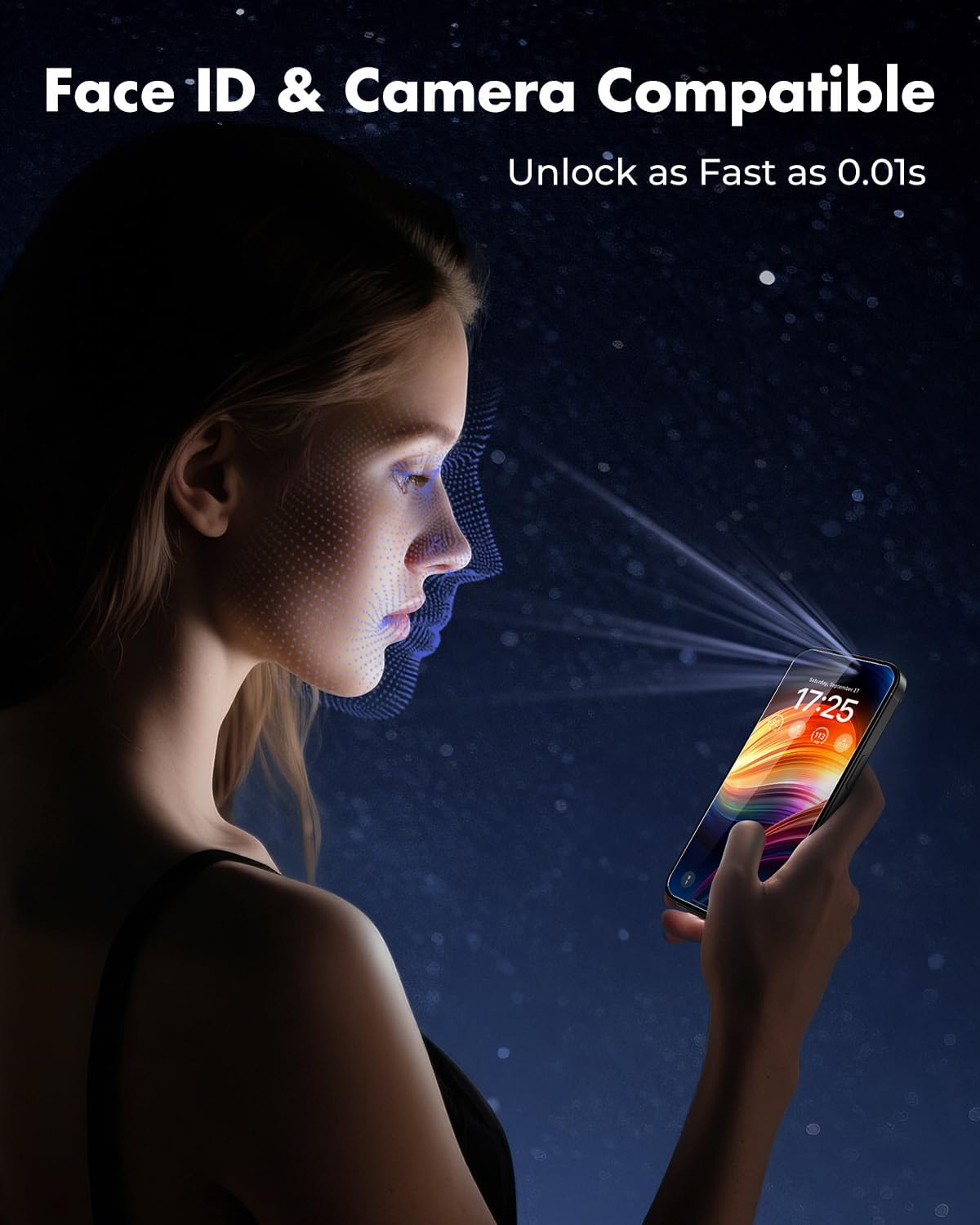Thumbnail 6 de UNBREAKcable 2-Pack Screen Protectors for iPhone 15/16 — 9H+ Tempered Glass with Easy Install Frame