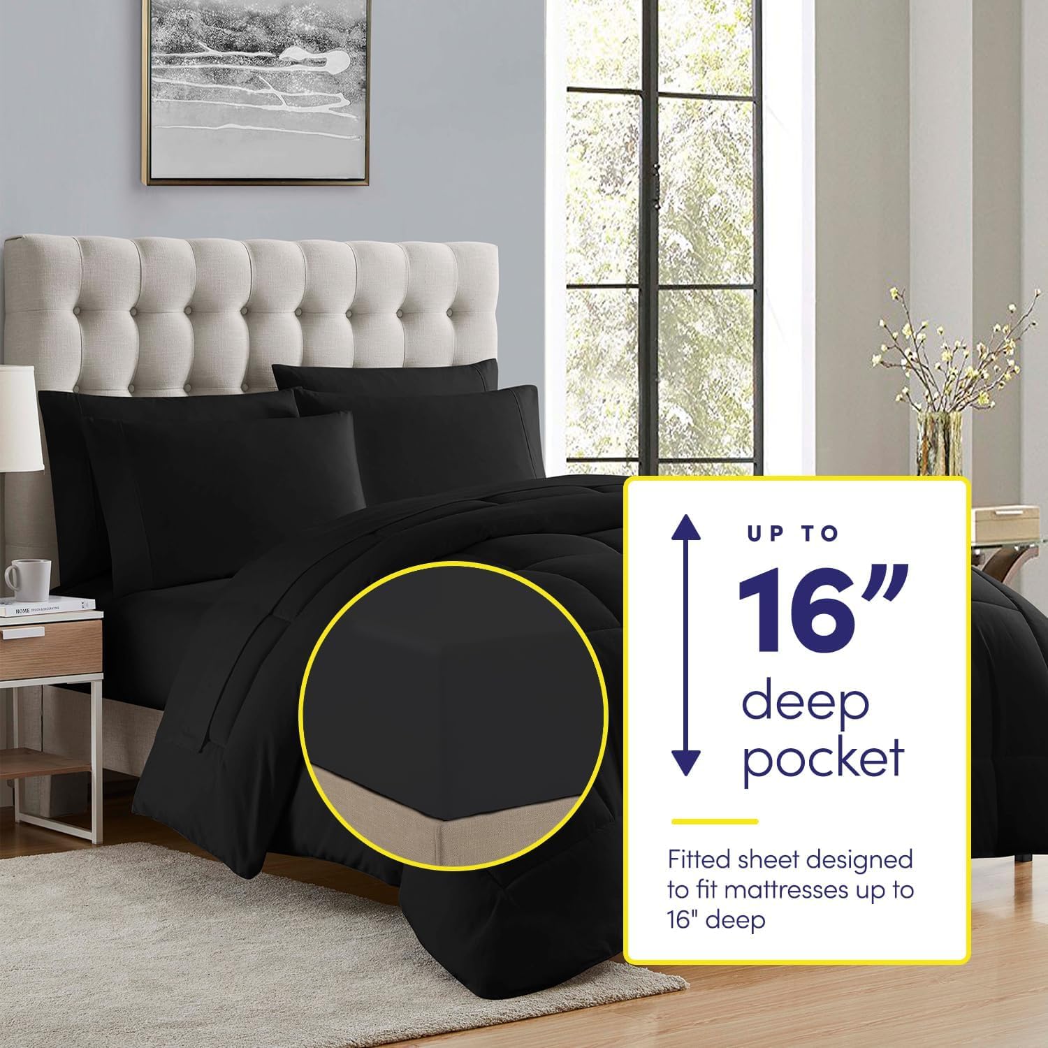 Thumbnail 1 de Sweet Home Collection Queen comforter set