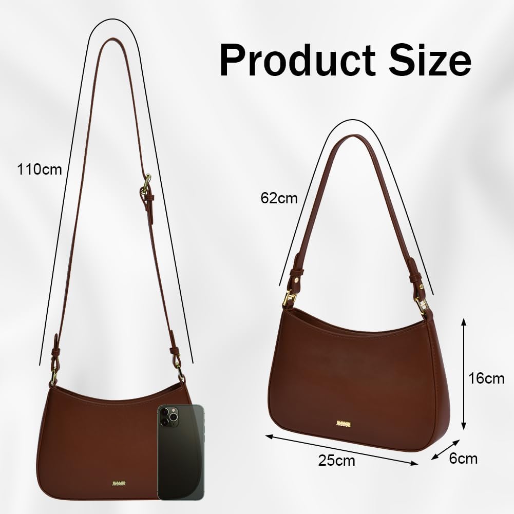 Detalle de Aucuu Borsa a Tracolla da Donna Piccola in Pelle PU: stile Y2K con due cinghie rimovibili