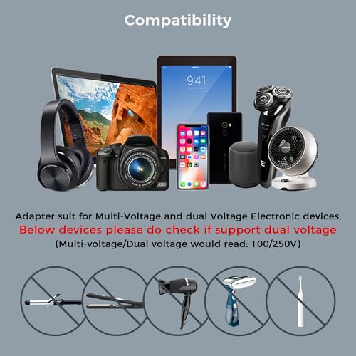 Thumbnail 6 de TESSAN UK to Italy Plug Adapter with USB-C: 3-in-1 Travel Power Solution