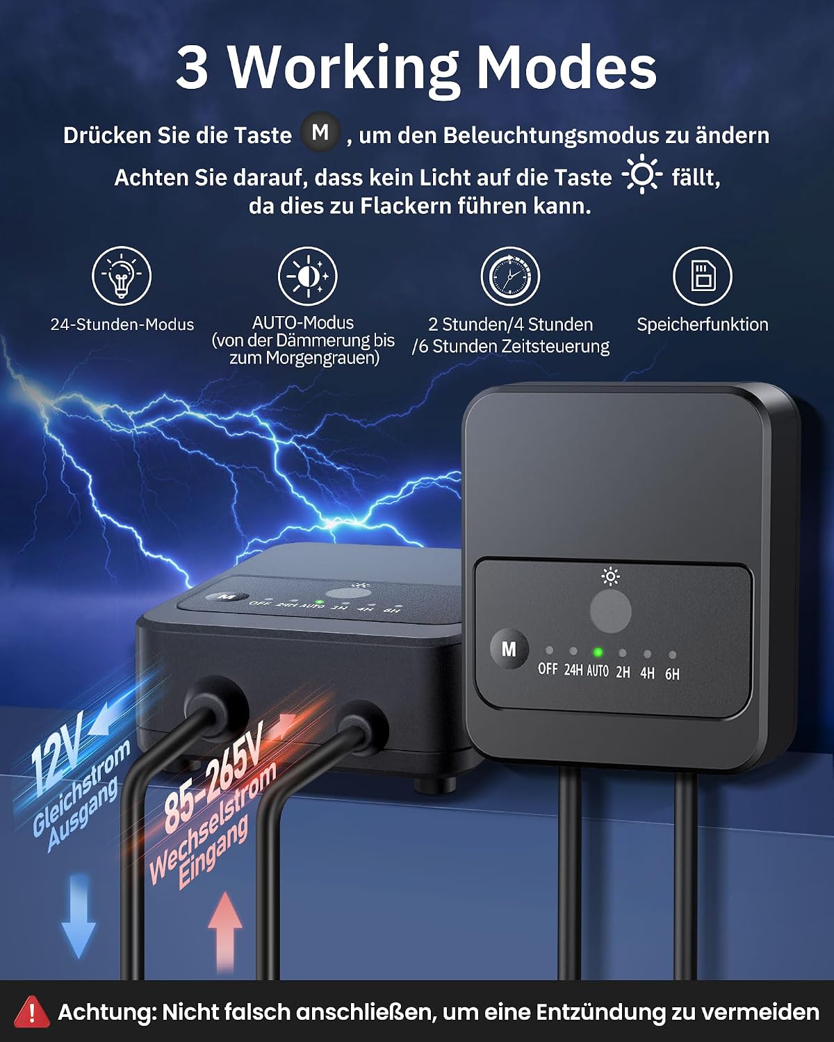 Thumbnail 3 de MEIKEE DSTA03 tuinspots, 8 stuks, 3 W warmwit, IP66