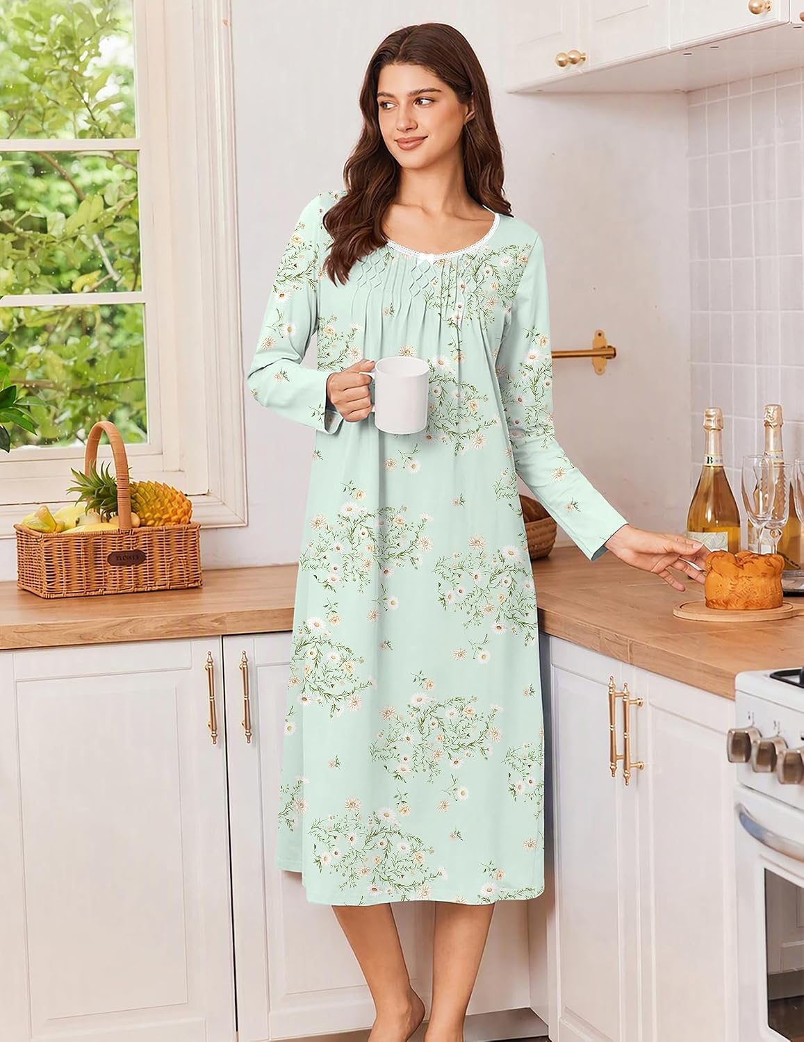 Detalle 2 de Ekouaer Cotton Nightgown