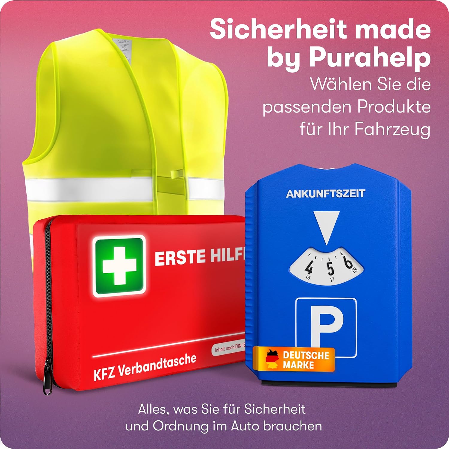Thumbnail 6 de PURAHELP 5-in-1 Parkscheibe 2er Set