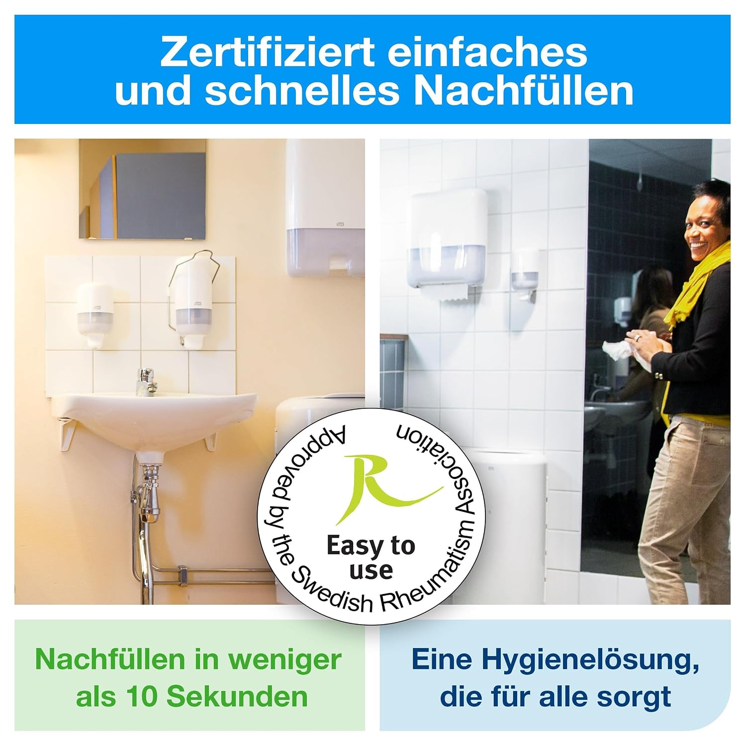 Thumbnail 6 de Tork Sensitive Hand Mini Flüssigseife S2 8 × 475 ml