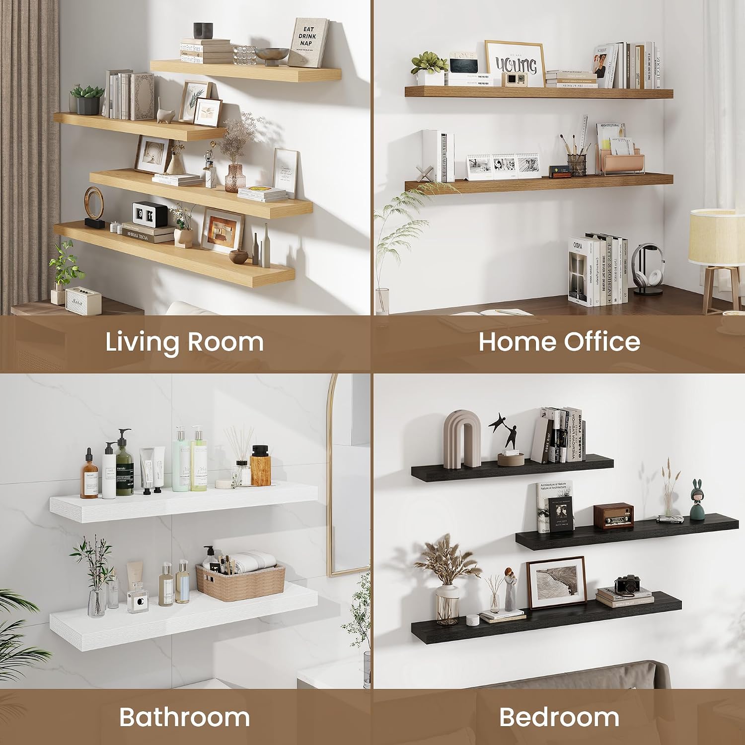 Thumbnail 6 de Dreamland Floating Shelves, 36 Inches