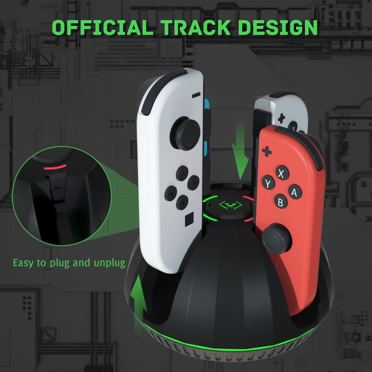 Detalle 2 de Nintendo Switch Charging Dock 4-in-1 Joy-Con Charger