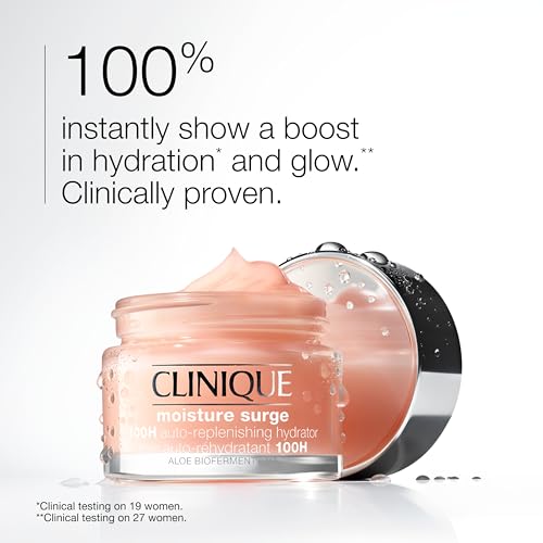 Detalle de Clinique Moisture Surge 100H Auto-Replenishing Hydrator: Oil-Free Hydration for All Skin Types