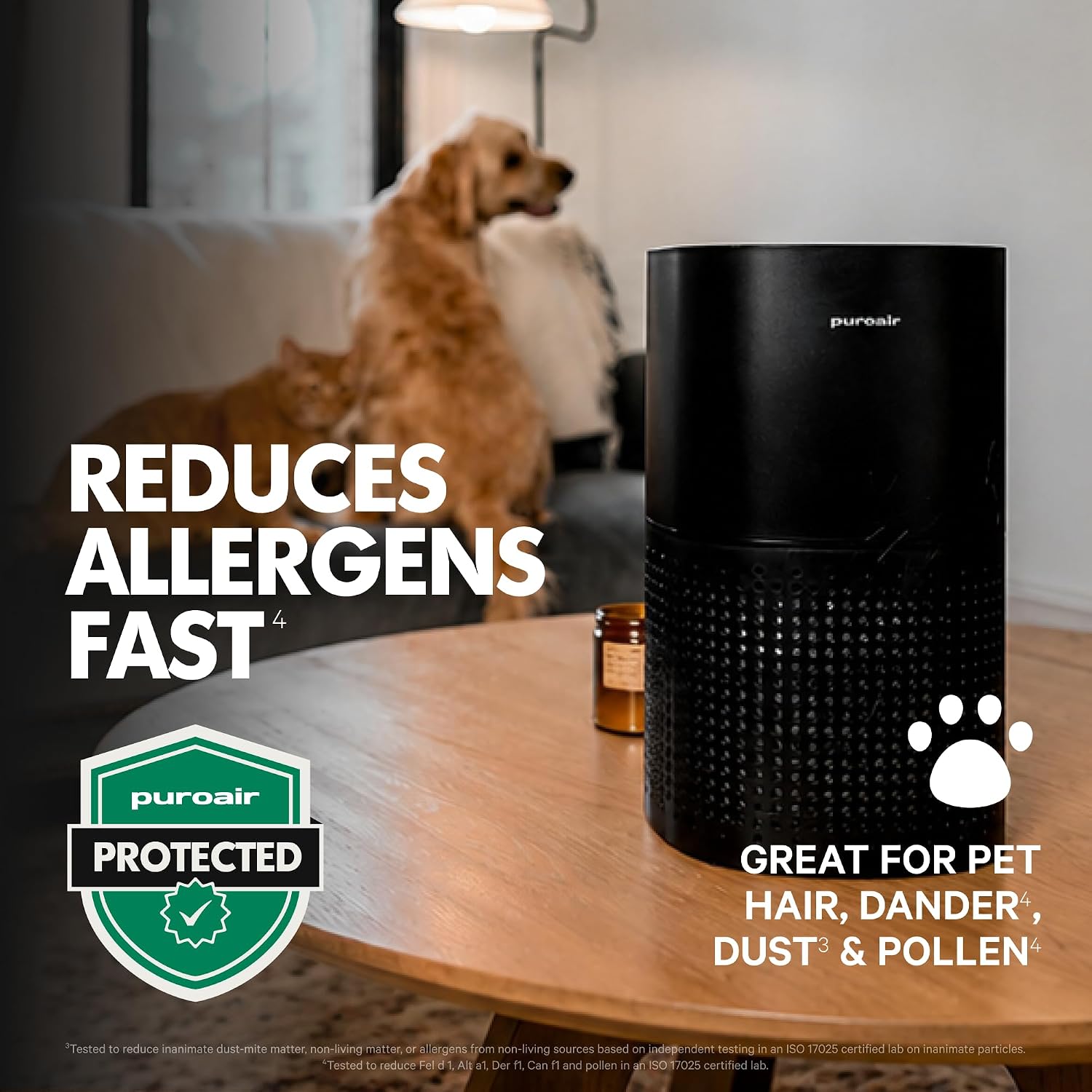 Detalle de PuroAir 240 HEPA air purifier for large rooms