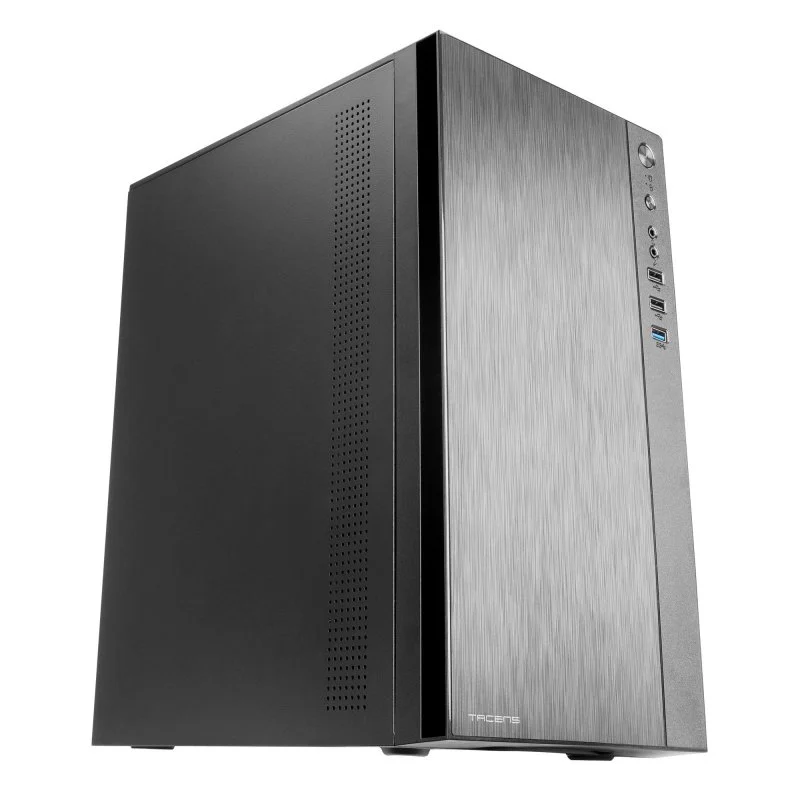 Detalle de Tacens Anima ACX500 USB 3.0 Negra + Fuente 500W: caja premium con buena refrigeración para PC compacto