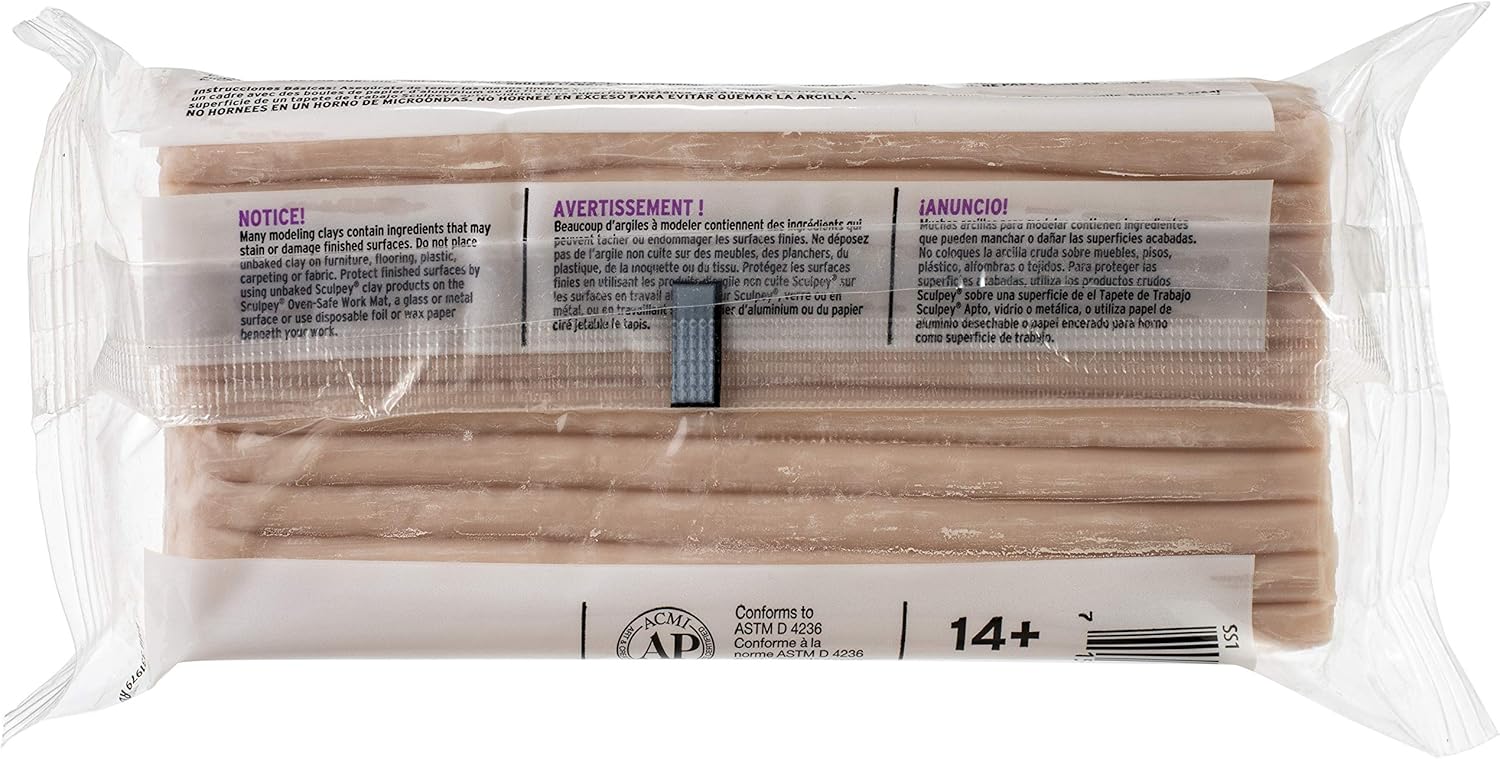 Thumbnail 2 de Sculpey Super Argile Polymère 454 g Beige