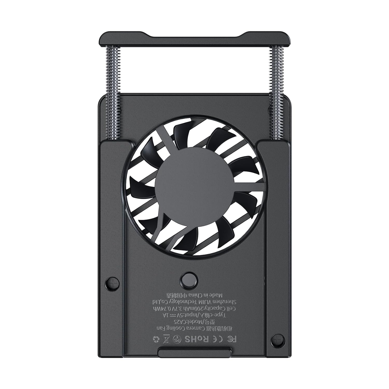 Thumbnail 5 de ULANZI 72mm Mini Intelligent Camera Cooling Fan (Black) with Real-time Monitoring & USB-C charging