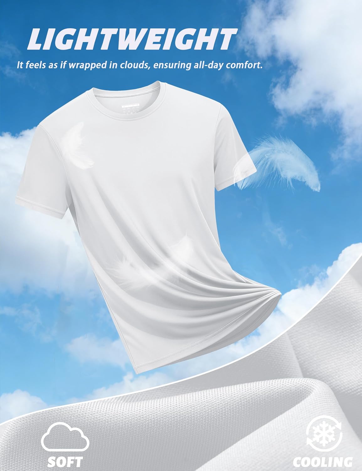 Thumbnail 4 de KEFITEVD UV Shirt Herren – Schnelltrocknendes Funktionsshirt mit UPF 50+