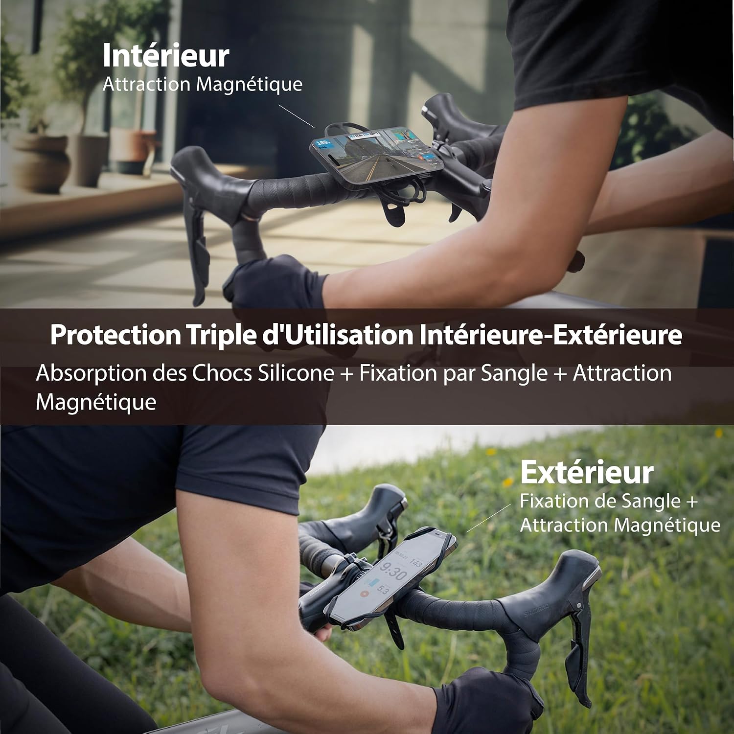 Detalle 2 de Bike Tie 4 Magnetic Support vélo 4,7–7,2"