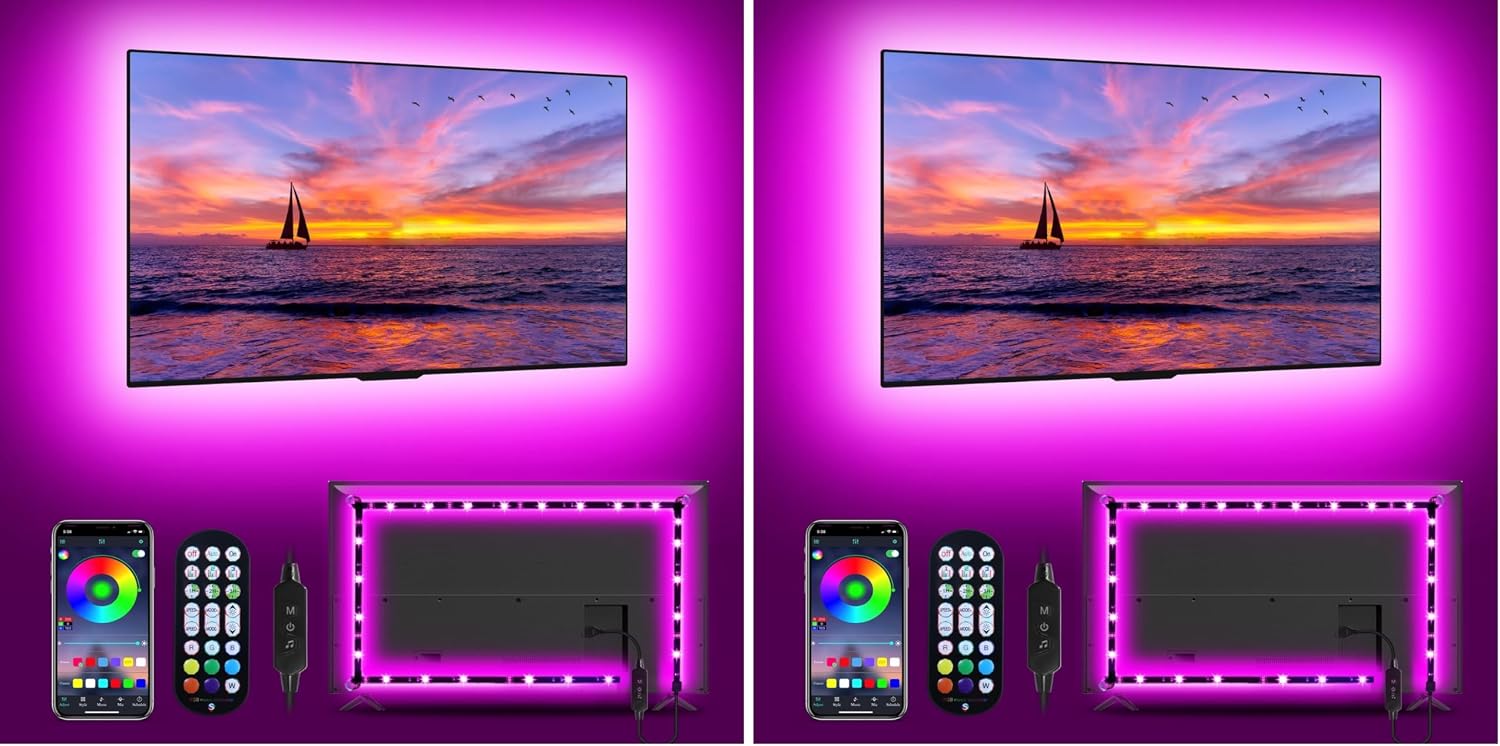 Thumbnail 6 de MATICOD LED Lights for TV (3m) – RGB Backlight for 32–43in TVs