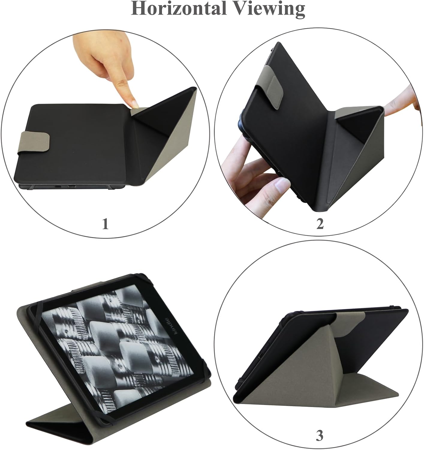Thumbnail 2 de ZhaoCo Universal Hülle für 6,8" Kindle Paperwhite Blau