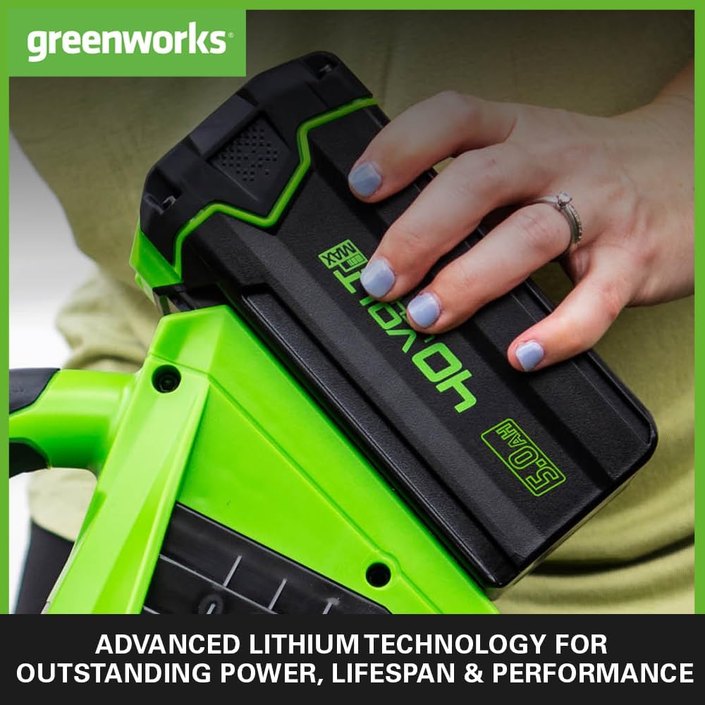 Detalle 2 de Greenworks Tools 40V Battery G40B5 (Li-ion 40V 5Ah) – A practical power boost for your cordless tools