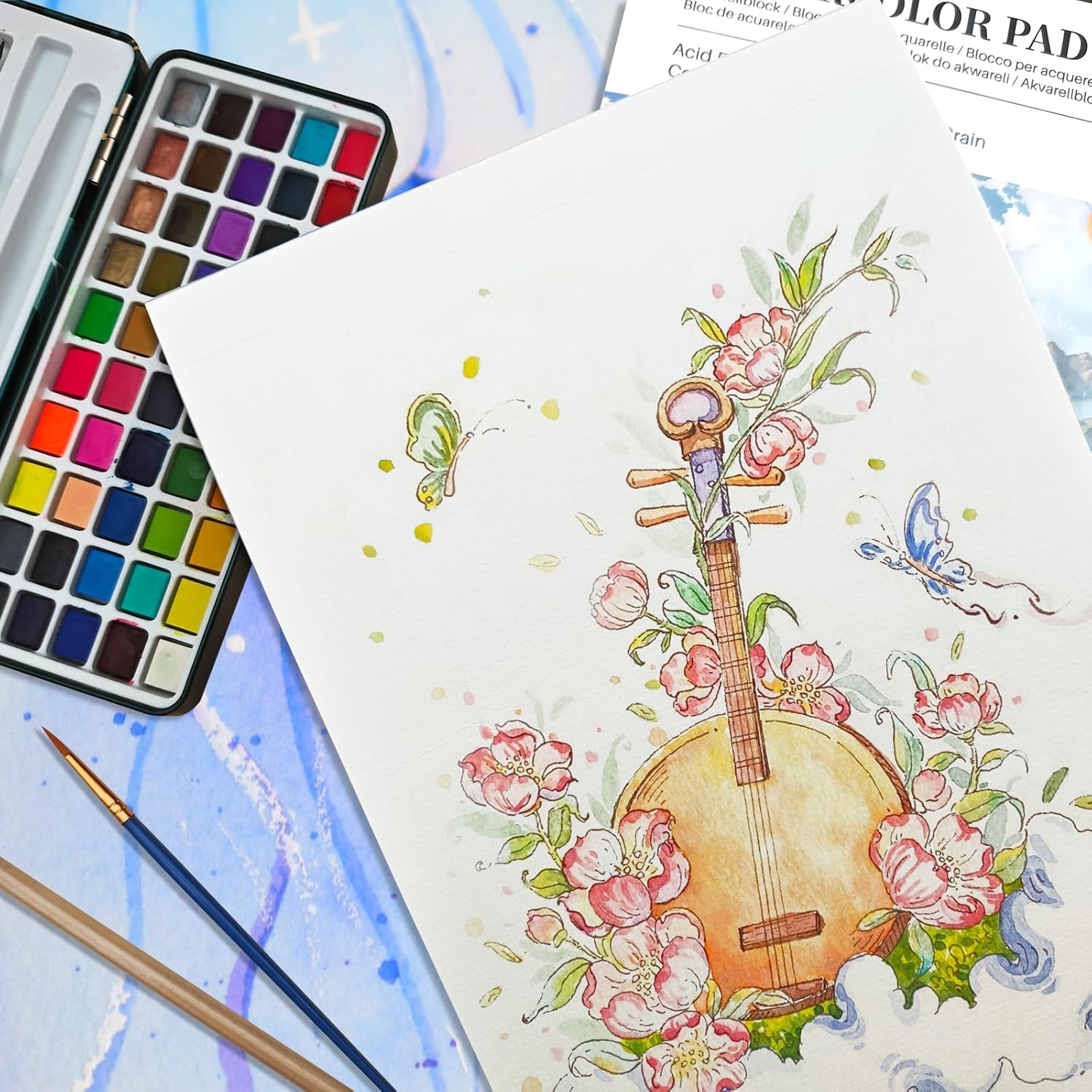 Thumbnail 5 de Artecho Aquarellpapier A4 300 g Block 🎨