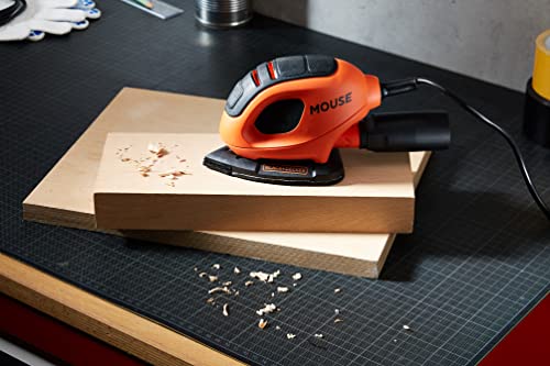 Thumbnail 1 de Black+Decker BEW230BC-QS Lijadora de Detalle Mouse 55 W: kit completo con 15 accesorios y bolsa