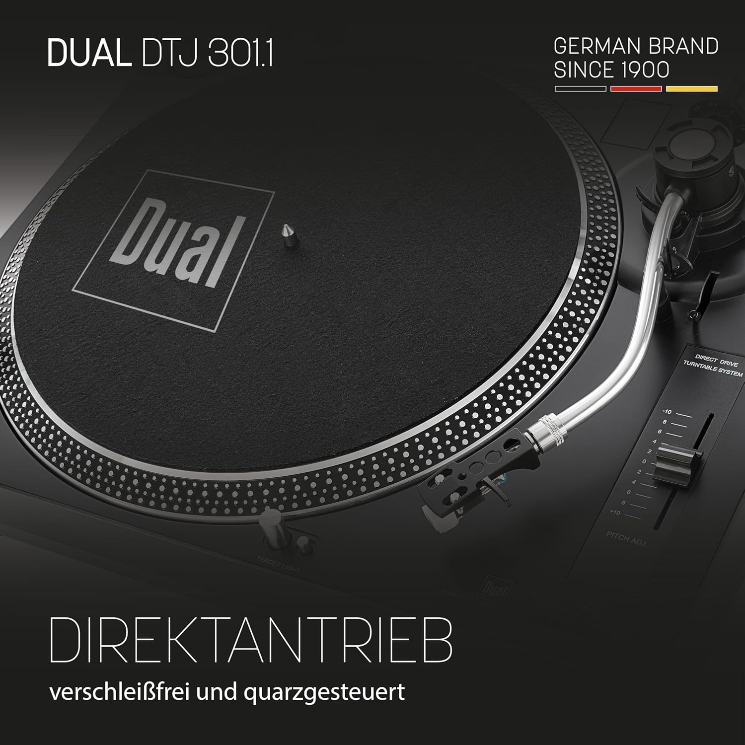 Thumbnail 5 de Dual DTJ 301.1 USB DJ Turntable with Direct Drive and Pitch Control