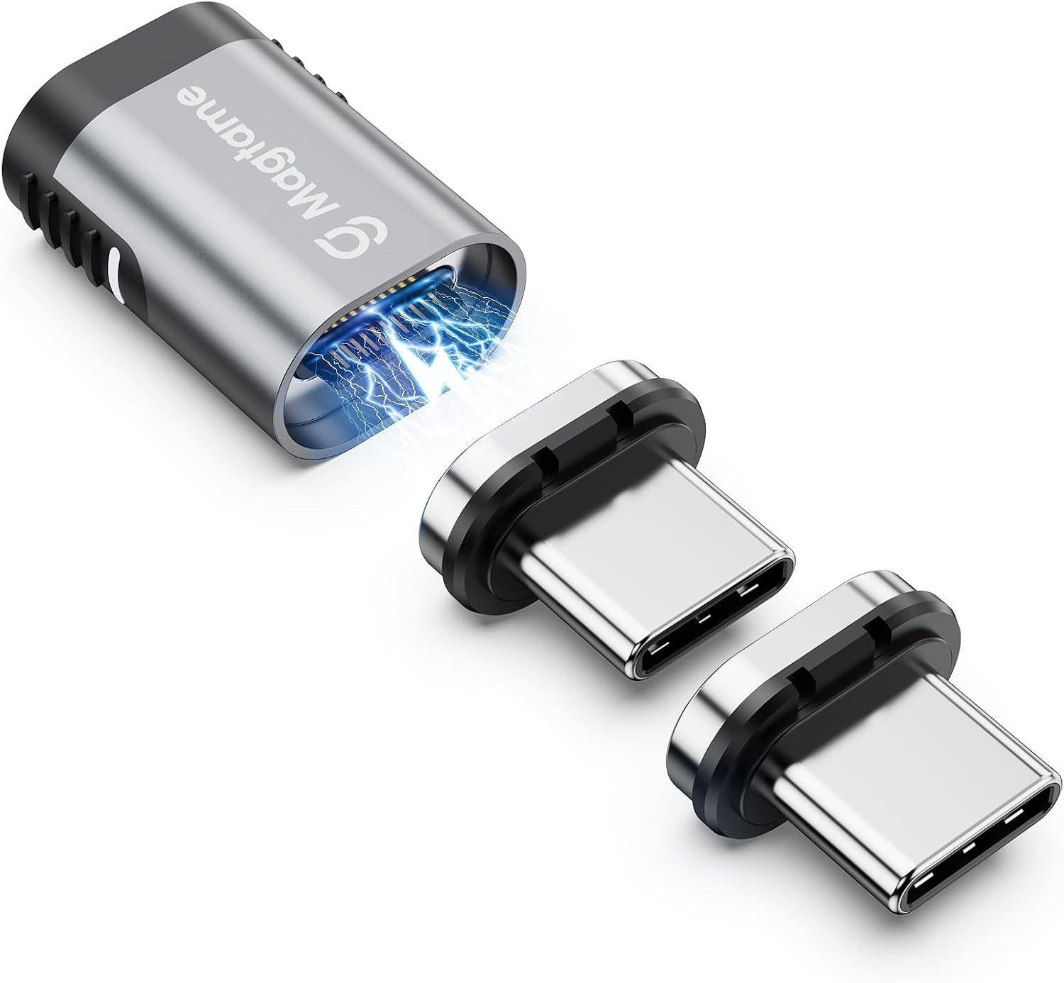 Detalle de Magtame 240W magnetischer USB‑C Adapter (40 Gbps) für schnelles Laden & 4K@60Hz