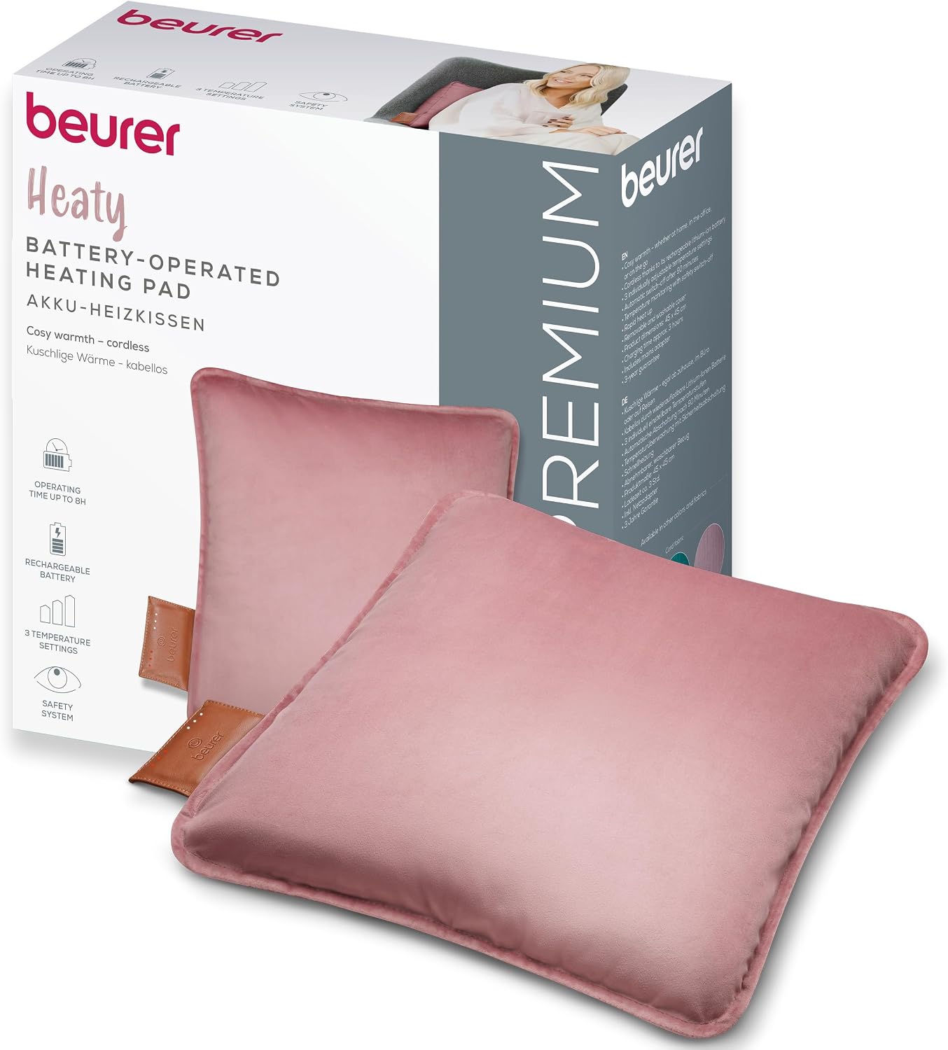 Detalle de Beurer Heaty Heizkissen 4 Stunden 🛋