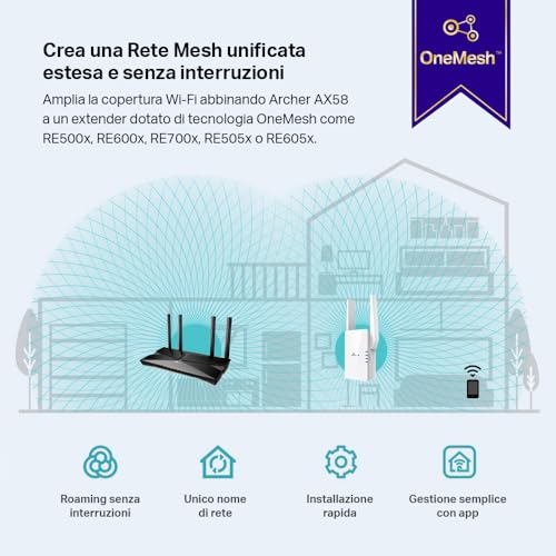 Thumbnail 5 de TP-Link Archer AX58 Router WiFi 6 AX3000, 1xWAN/4xLAN
