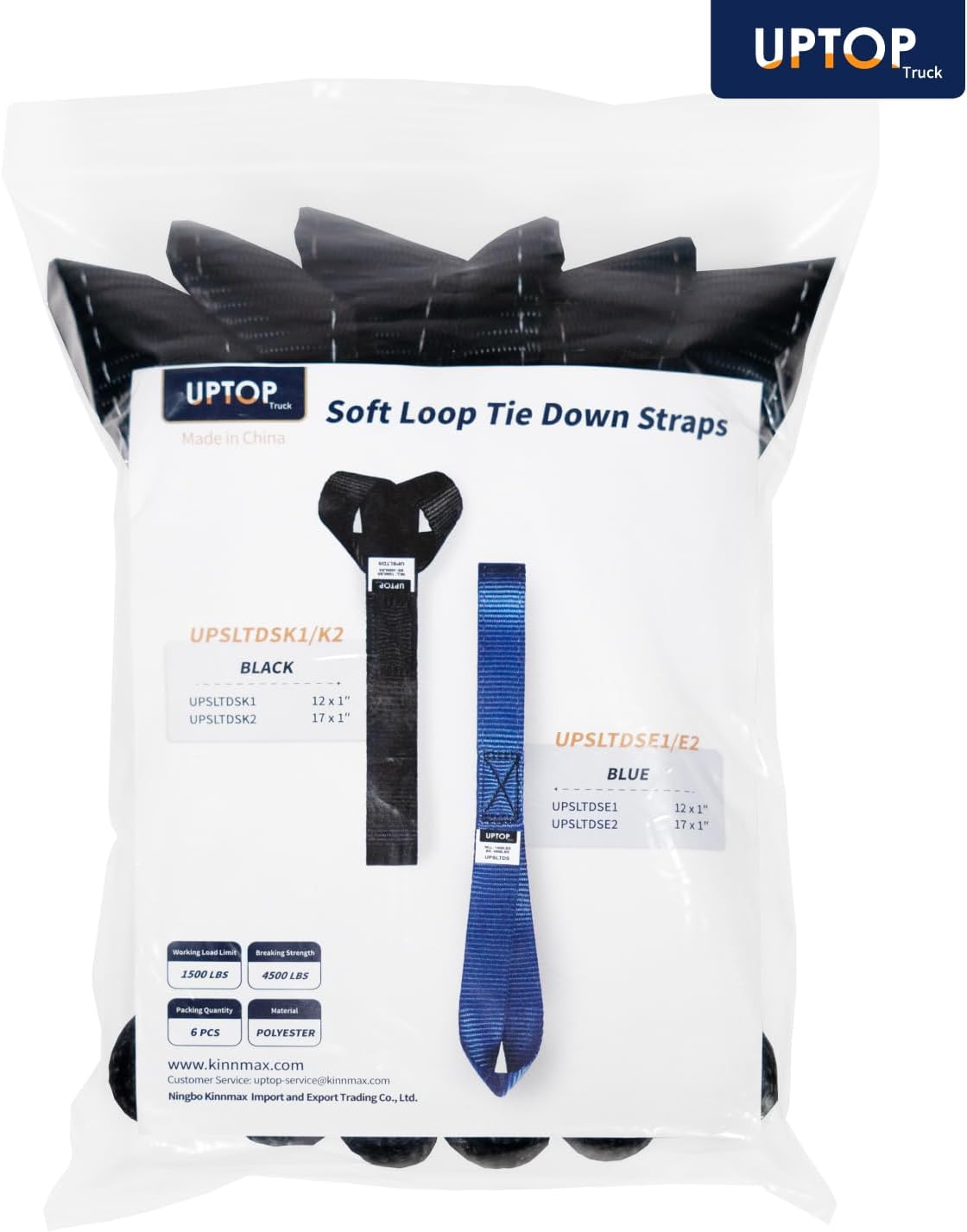 Thumbnail 6 de Uptop Soft Loop Tie-Down Straps 6-Pack