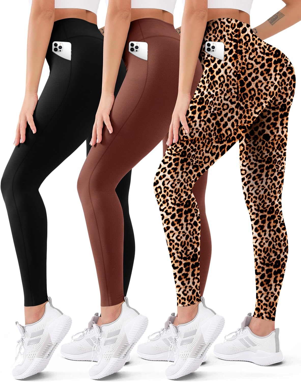 Detalle de Women's Yoga Leggings 3-Pack
