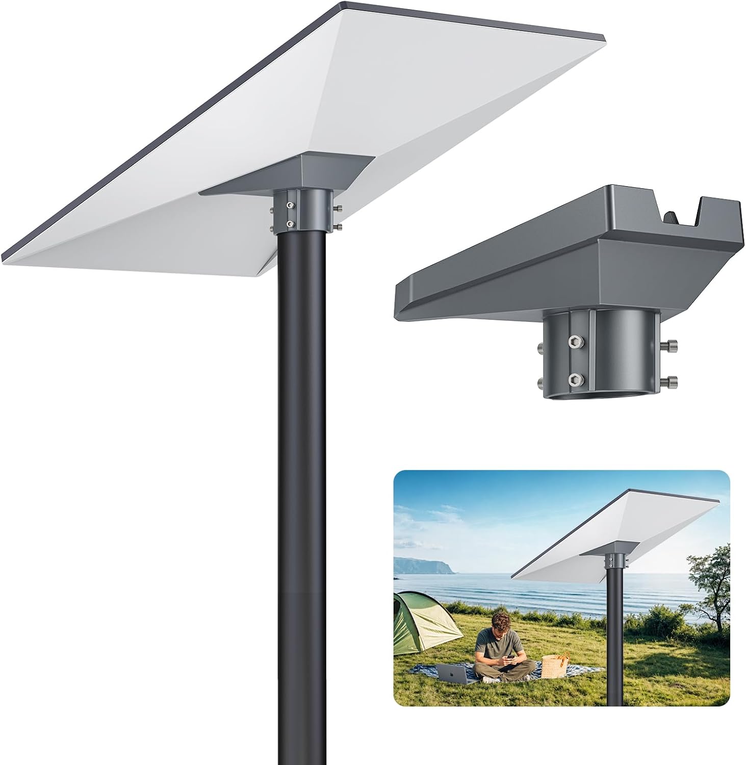 Detalle de WXPSKY Starlink Pole Mount Gen 3 (aluminium alloy) for Gen 3 Dishy